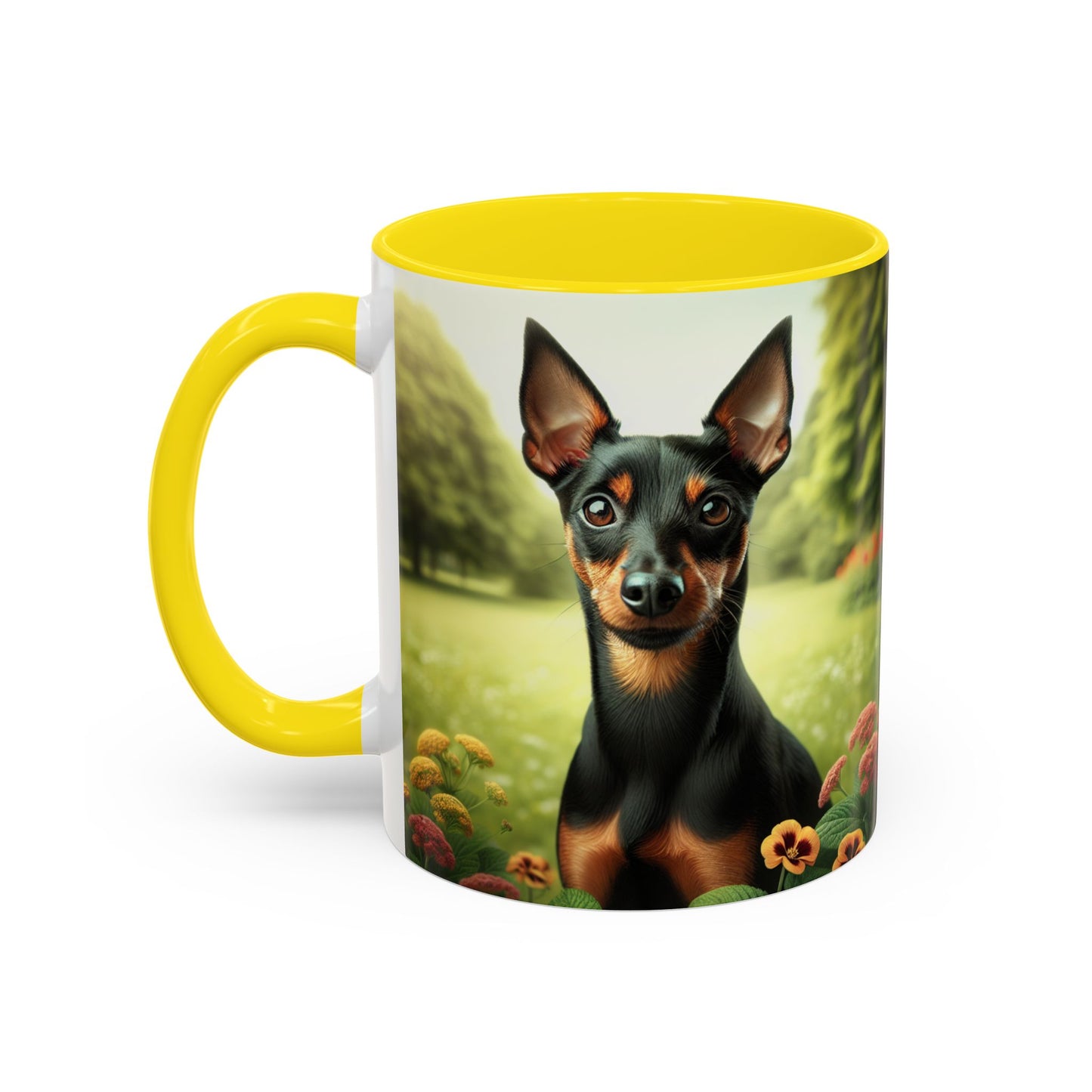 Manchester Terrier Accent Coffee Mug - Perfect Gift for Dog Lovers