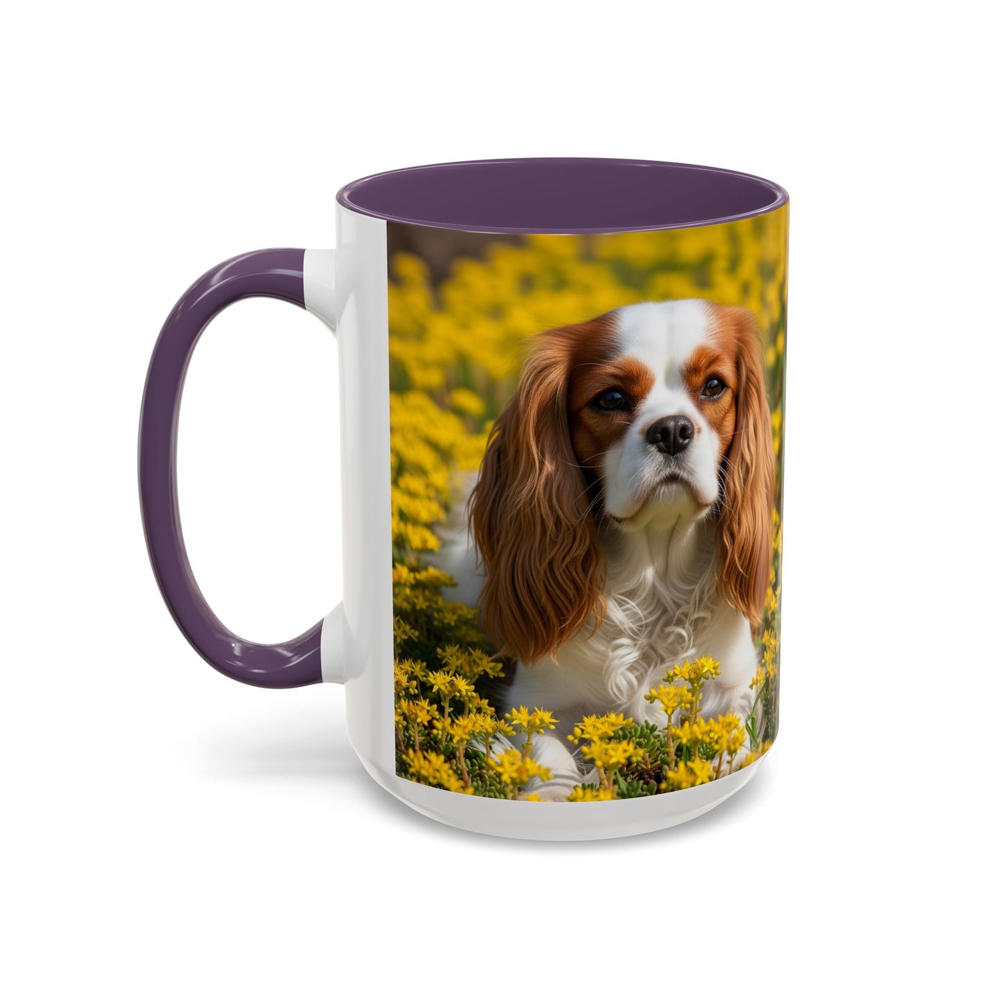 Cavalier King Charles Spaniel Accent Coffee Mug - Perfect Gift for Dog Lovers
