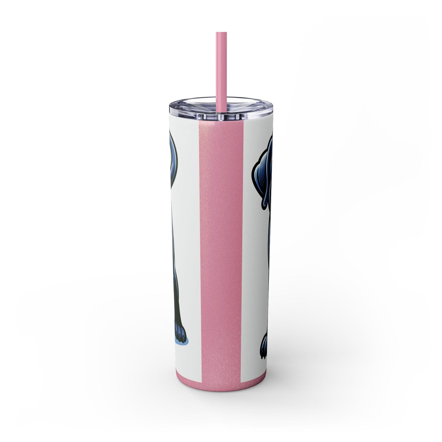 Neapolitan Mastiff Tumbler with Straw, 20oz