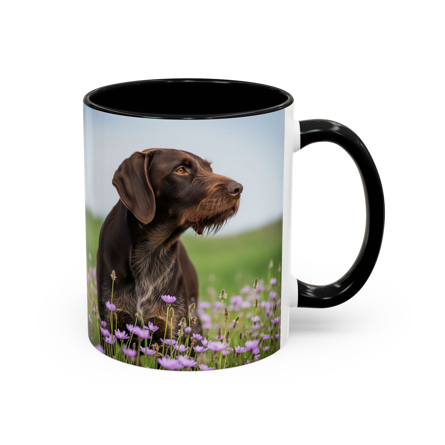 German Wirehaired Pointer Accent Coffee Mug - Perfect Gift for Dog Lovers