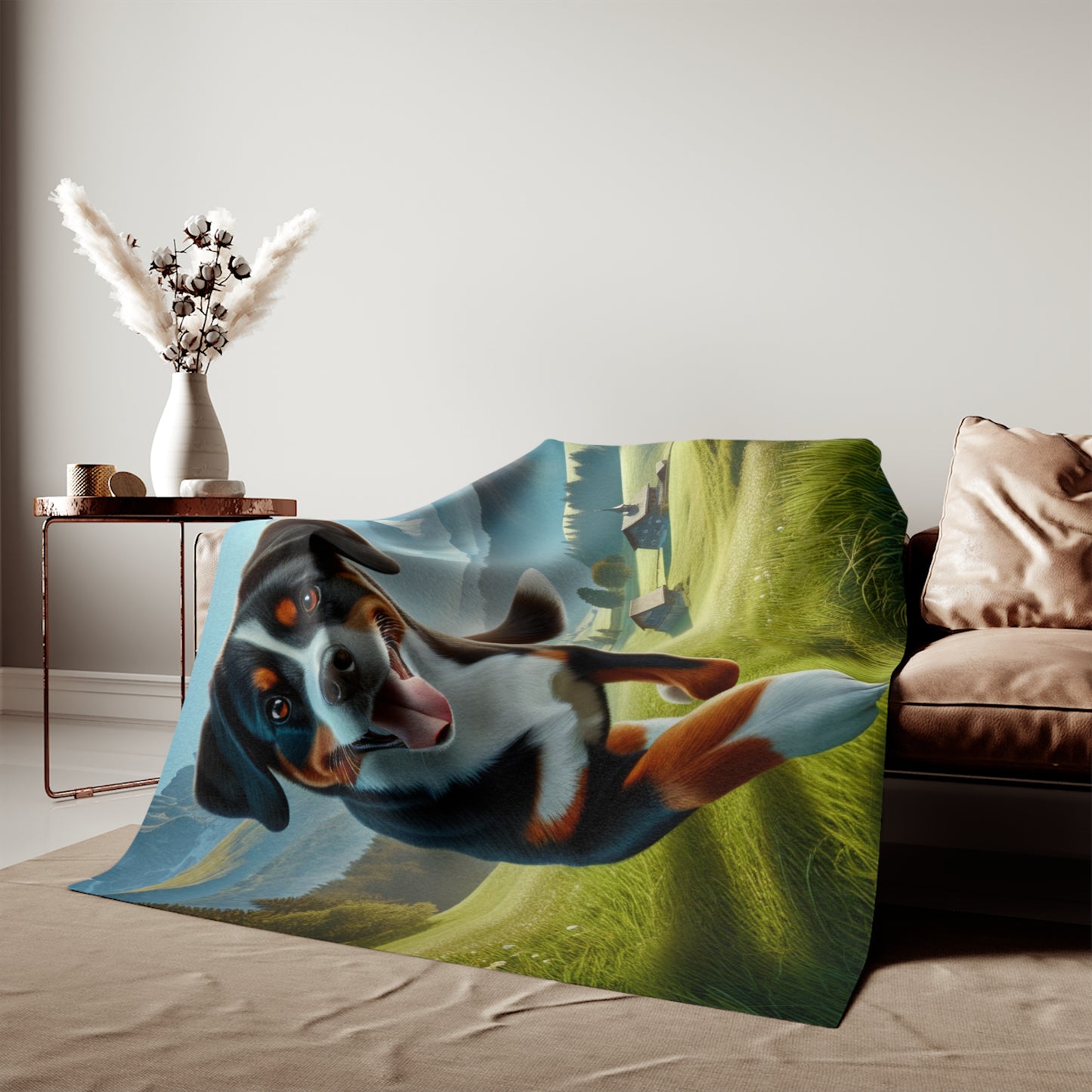 Entlebucher Mountain Dog Sweatshirt Blanket