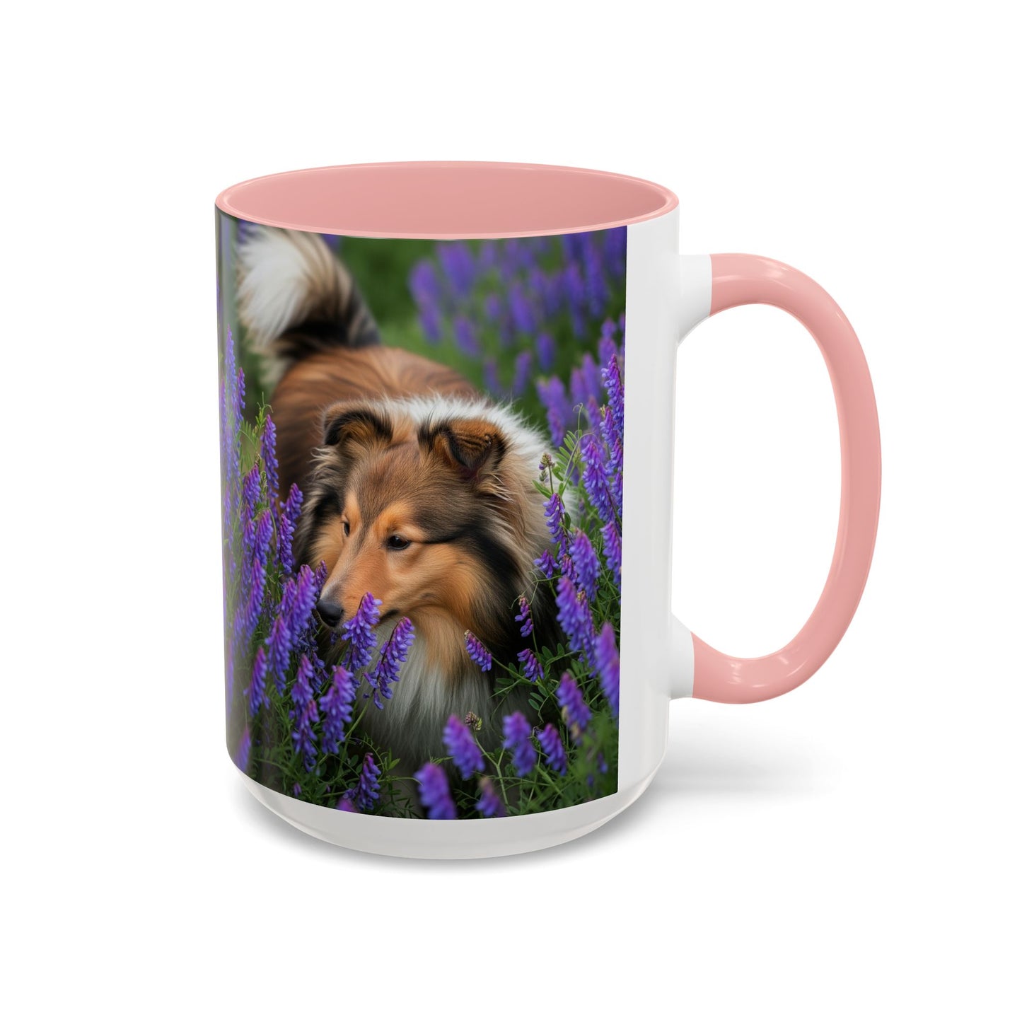 Shetland Sheepdog Accent Coffee Mug - Perfect Gift for Dog Lovers