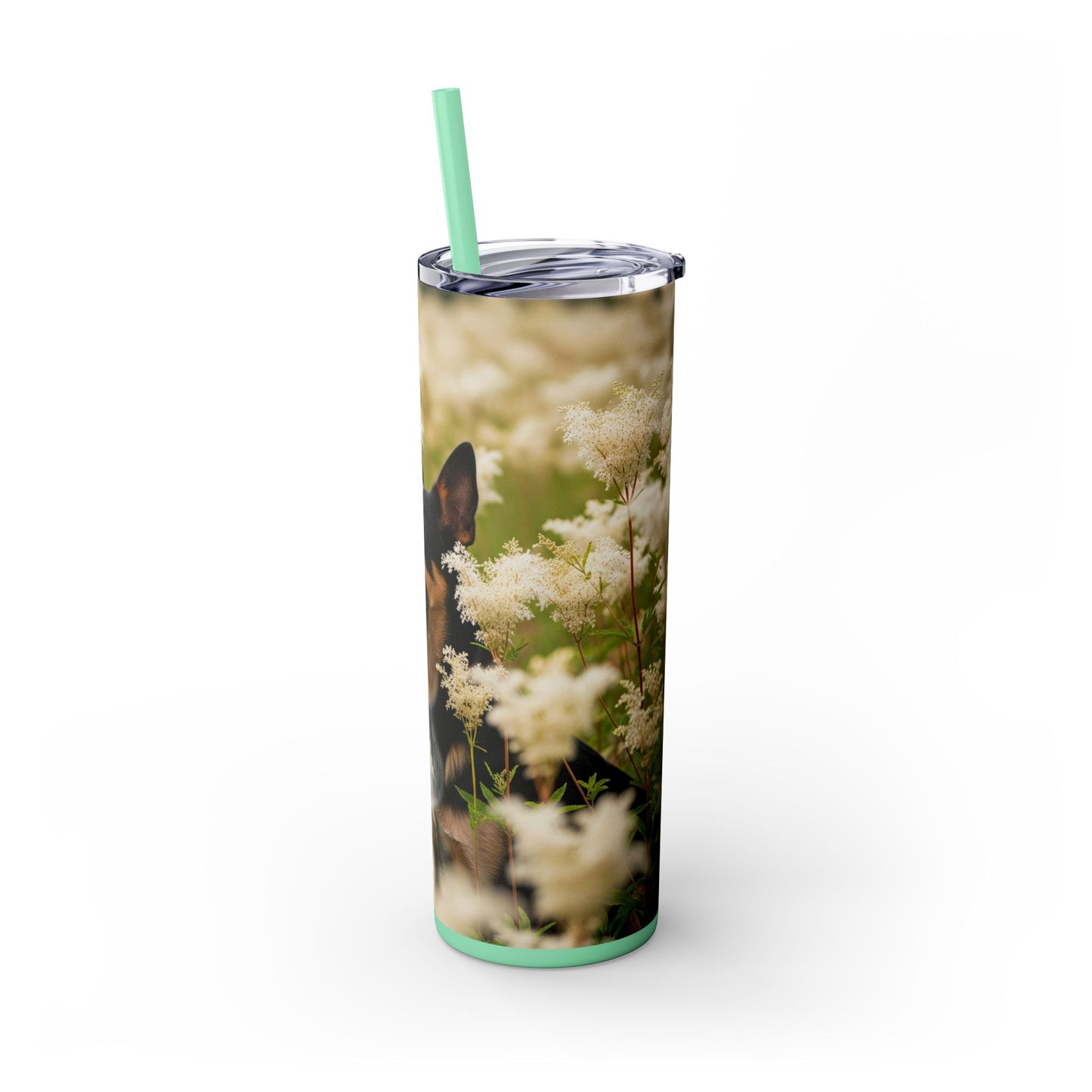 Lancashire Heeler Tumbler with Straw, 20oz