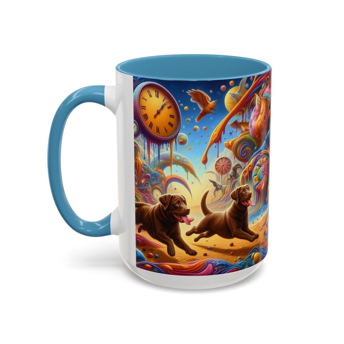 Chocolate Labrador Accent Coffee Mug - Perfect Gift for Dog Lovers