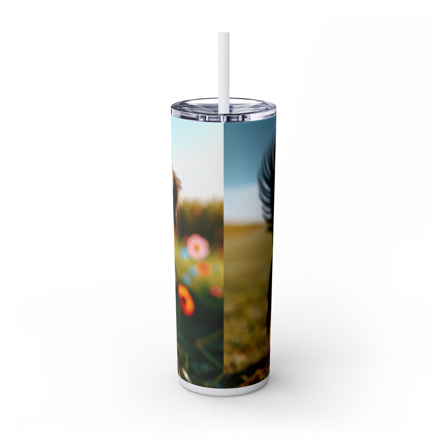 Griffon Bruxellois Tumbler with Straw, 20oz