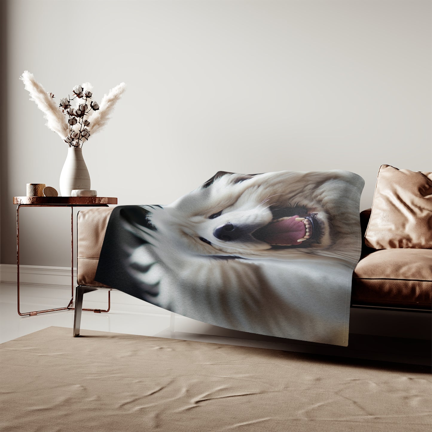 Tatra Shepherd Dog Sweatshirt Blanket