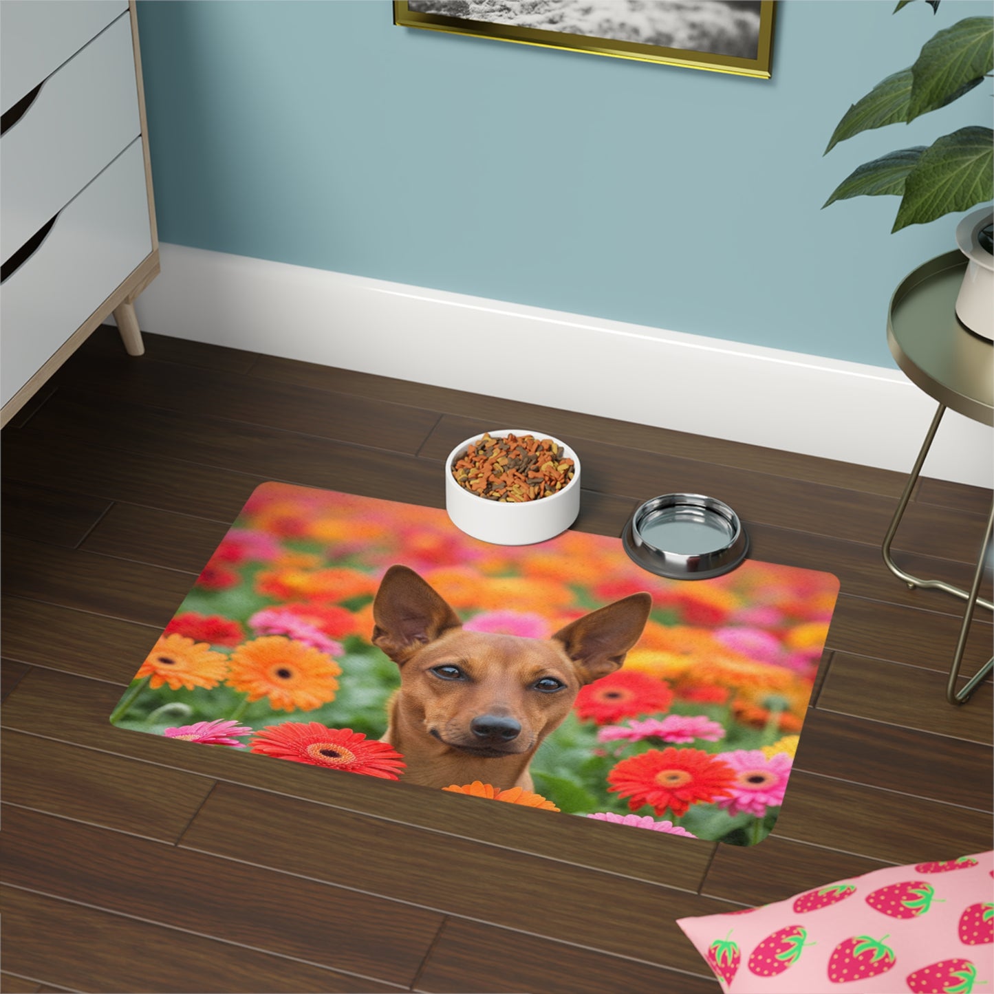 Pet Food Mat (12x18) - Brazilian Terrier