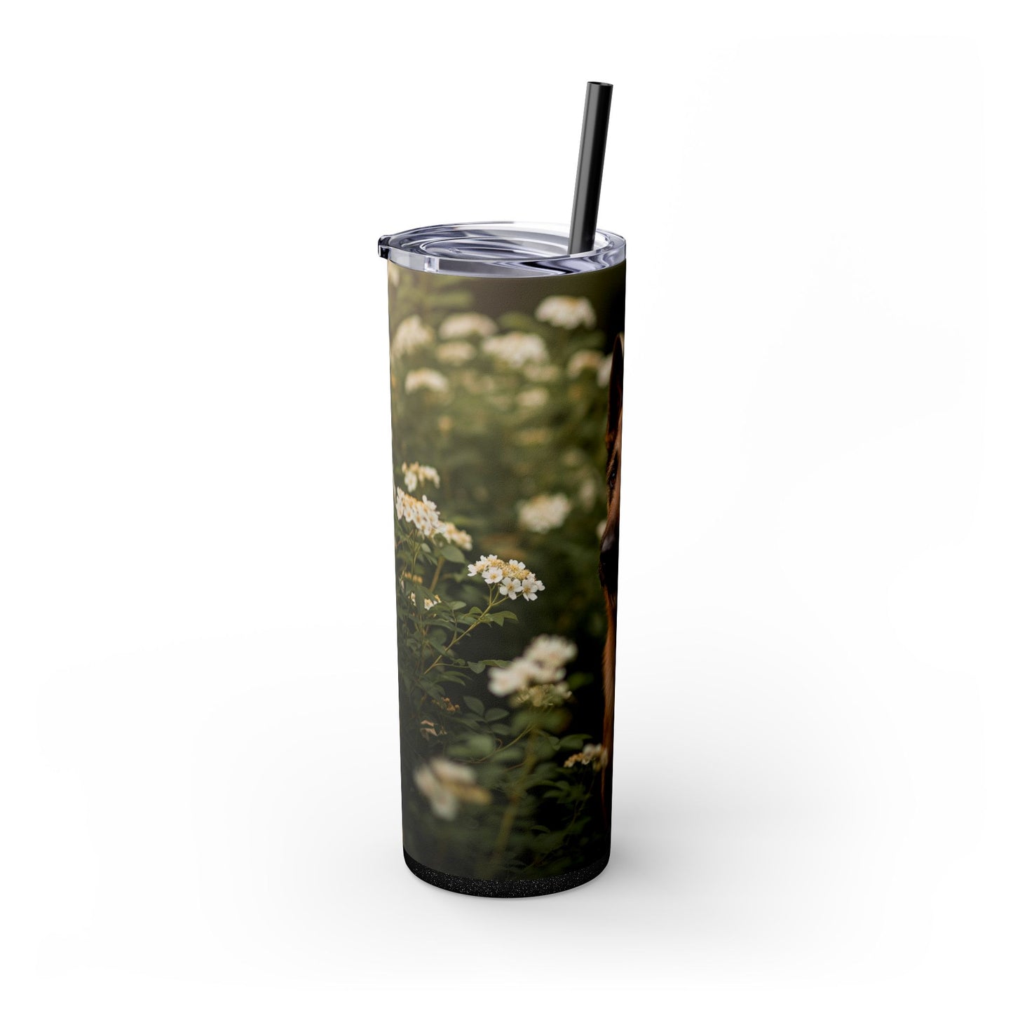 Belgian Shepherd Dog Laekenois Tumbler with Straw, 20oz