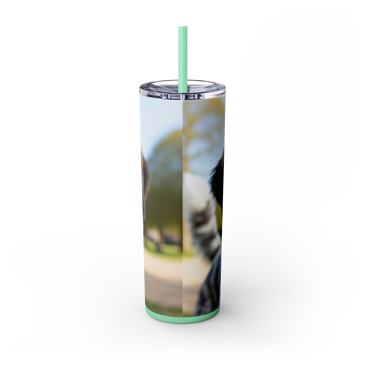 Braque Francais Pyrenean Tumbler with Straw, 20oz