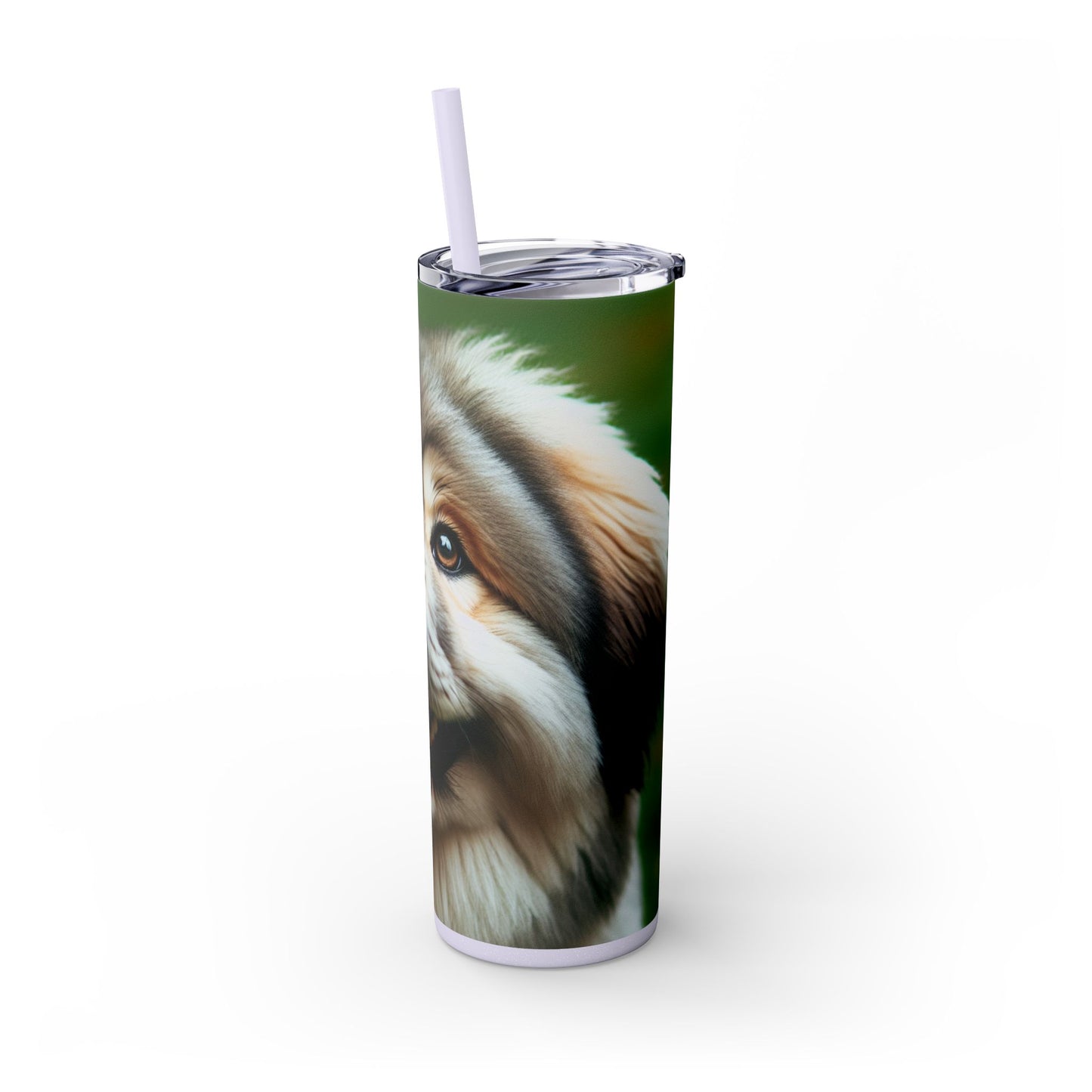 Tibetan Kyi Apso Tumbler with Straw, 20oz