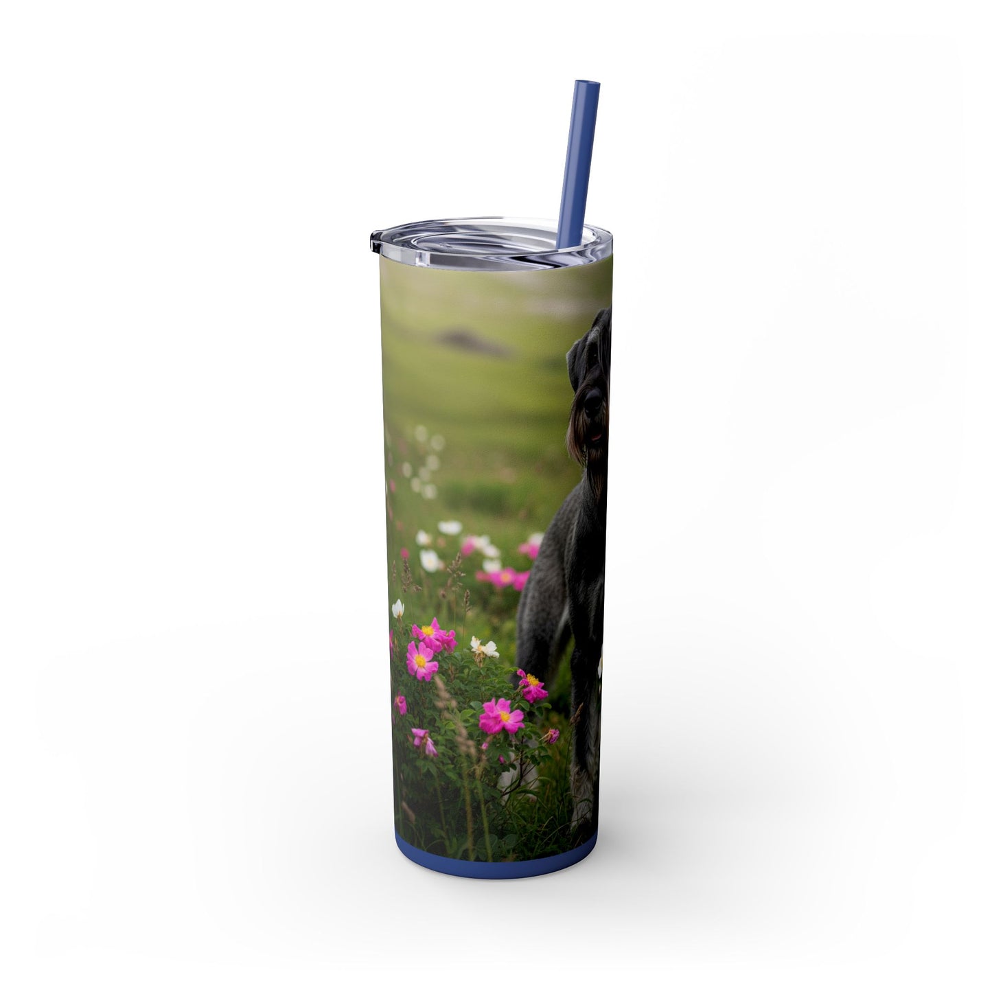 Giant Schnauzer Tumbler with Straw, 20oz