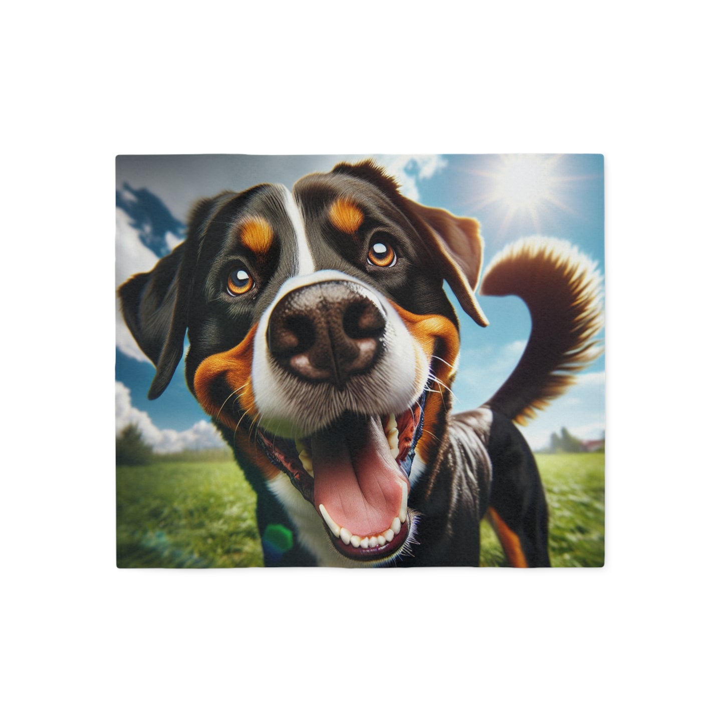 Greater Swiss Mountain Dog Sweatshirt Blanket