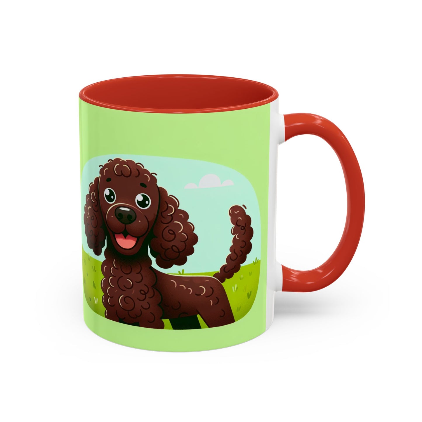 Irish Water Spaniel Accent Coffee Mug - Perfect Gift for Dog Lovers