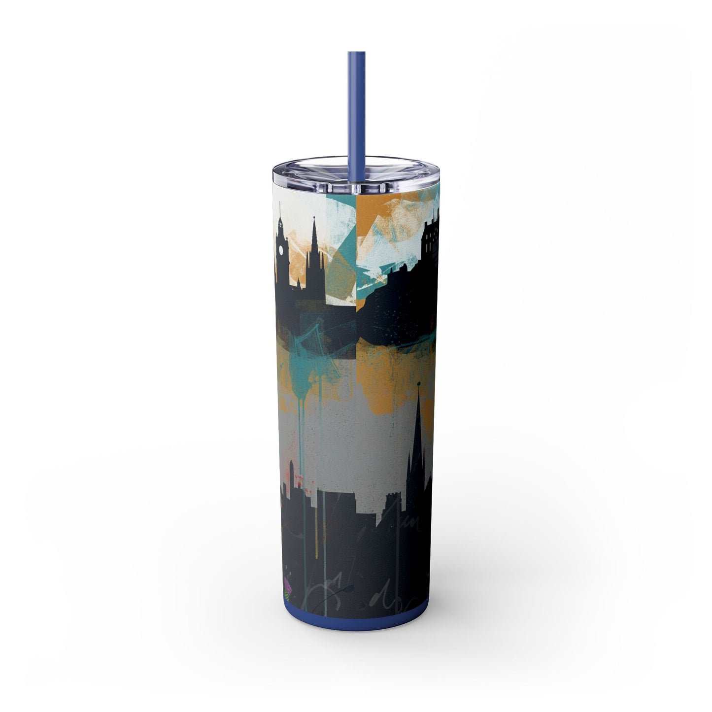 Glen of Imaal Terrier Skinny Tumbler with Straw, 20oz