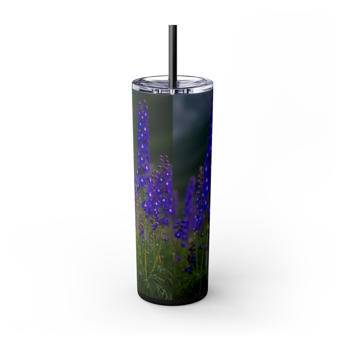 Tatra Shepherd Dog Skinny Tumbler with Straw, 20oz