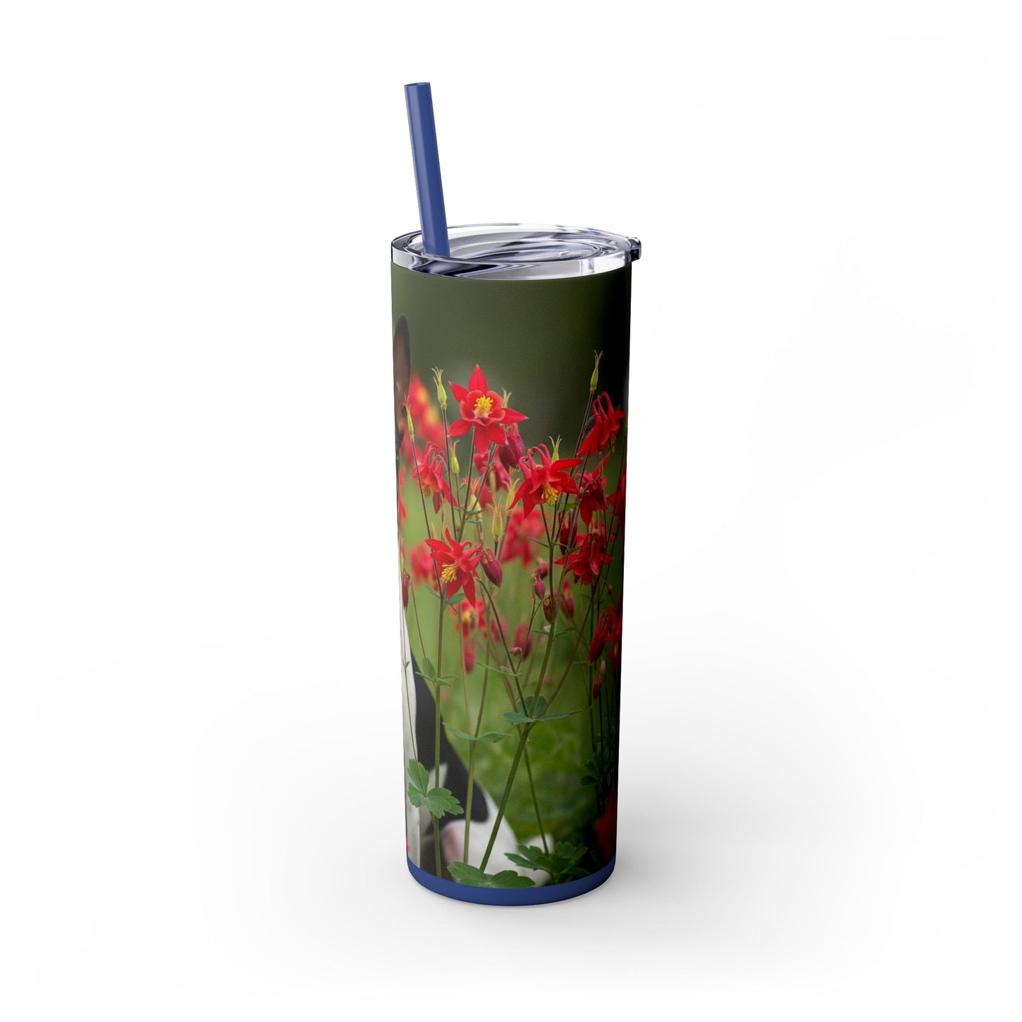 Toy Fox Terrier Tumbler with Straw, 20oz