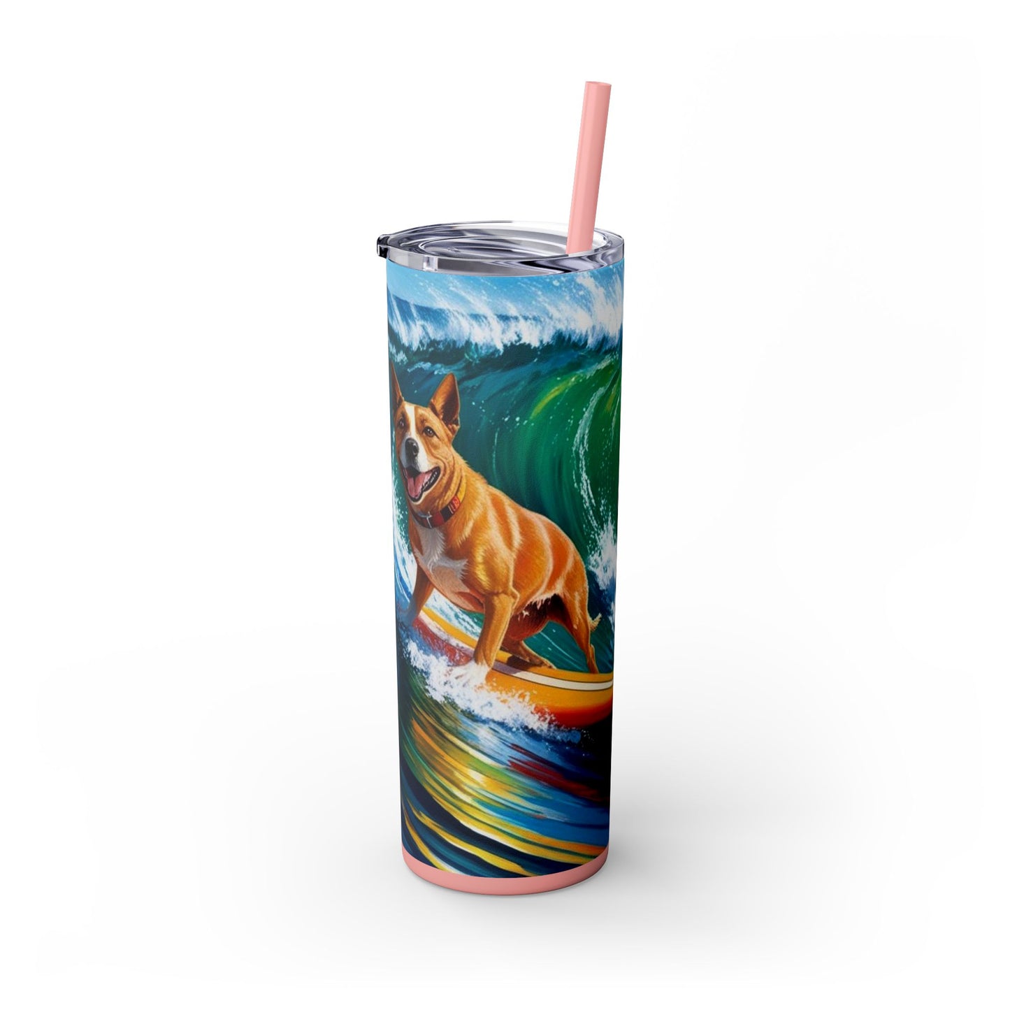 Surf Dogs Tumbler with Straw, 20oz