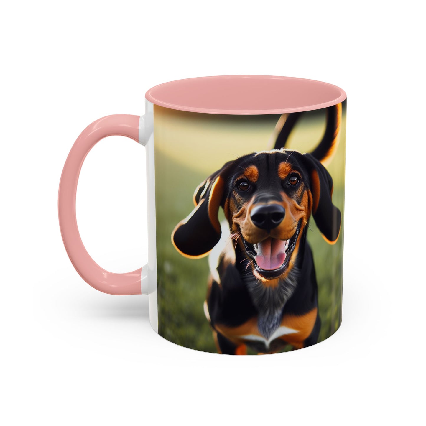 Black and Tan Coonhound Accent Coffee Mug - Perfect Gift for Dog Lovers