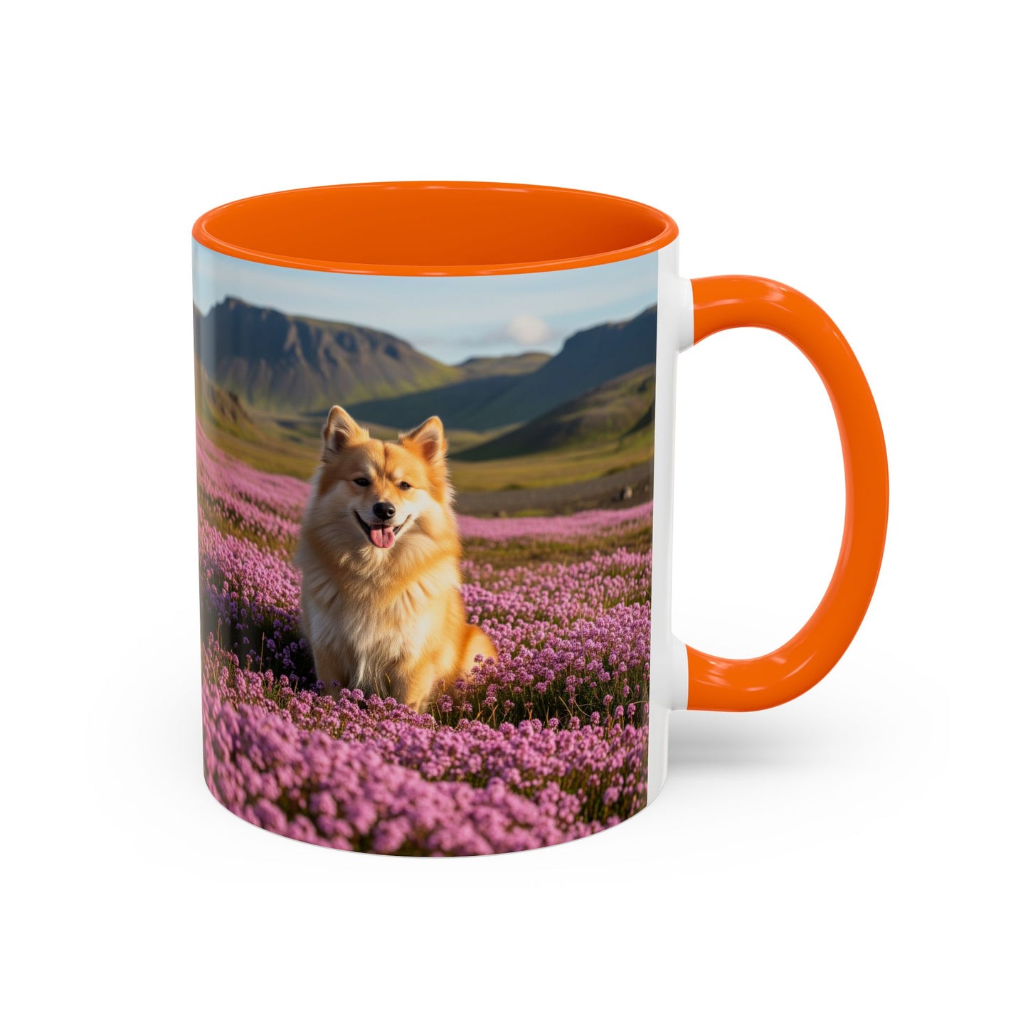 Icelandic Sheepdog Accent Coffee Mug - Perfect Gift for Dog Lovers