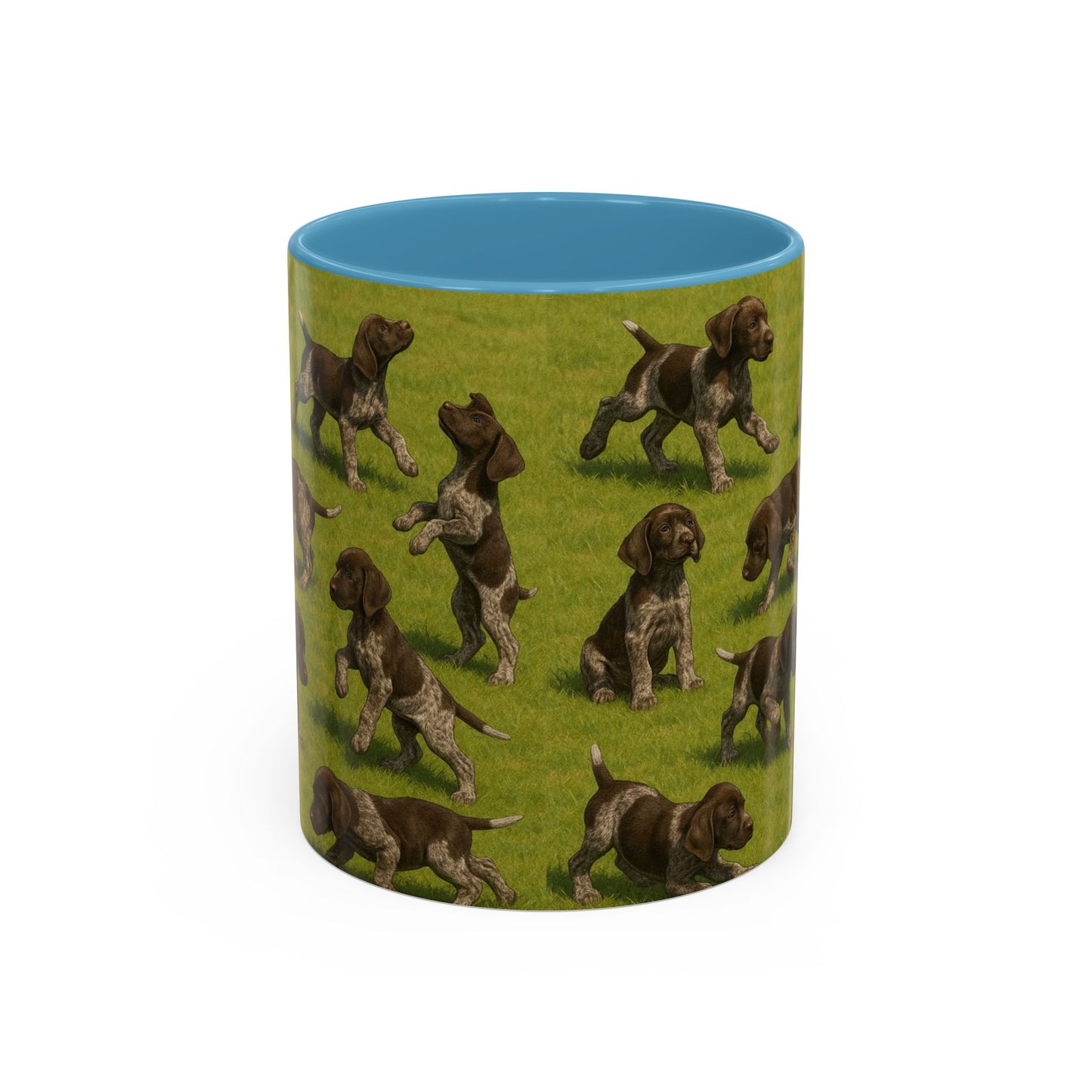 German Shorthaired Pointer puppies Accent Coffee Mug - Perfect Gift for Dog Lovers