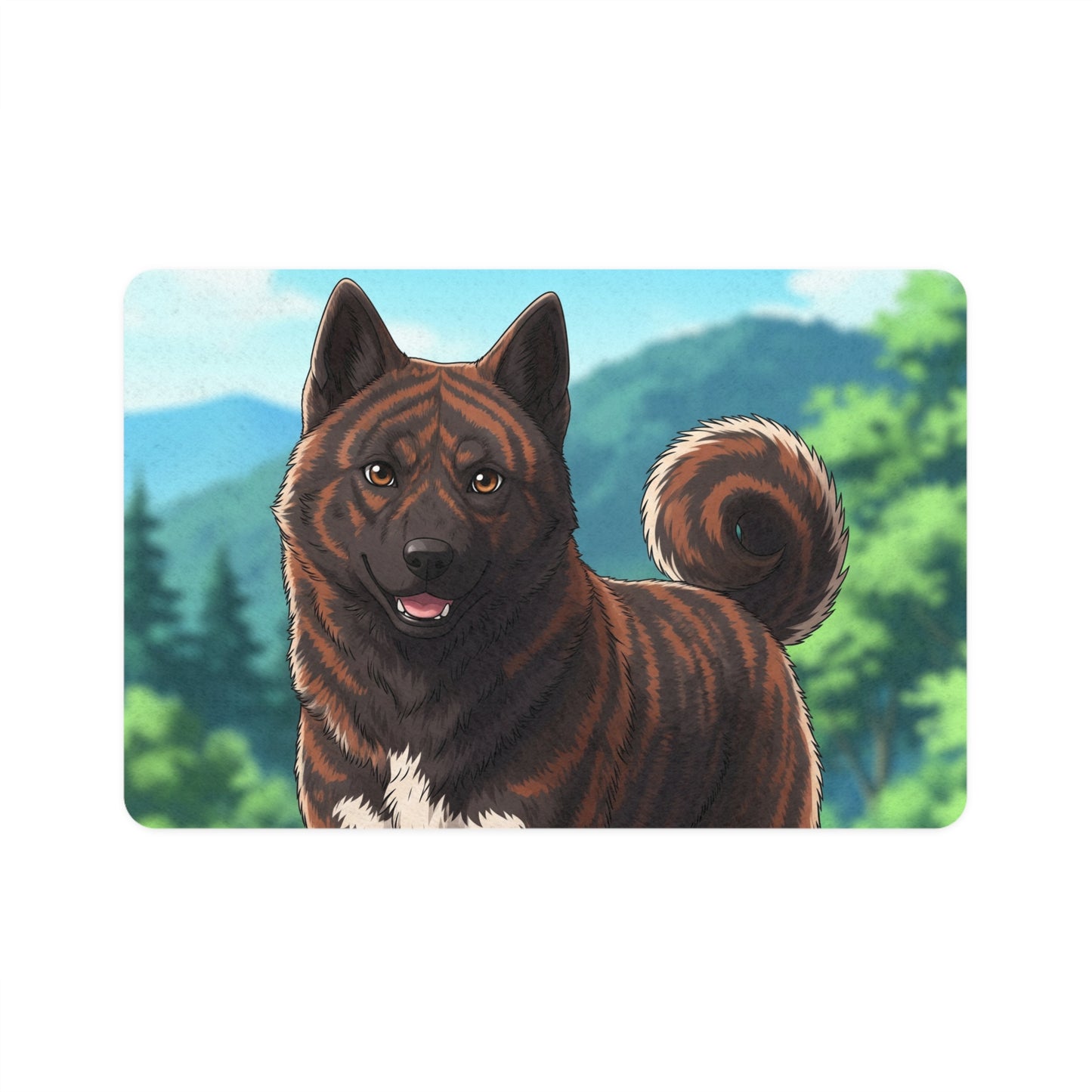 Pet Food Mat (12x18) - Kai Ken