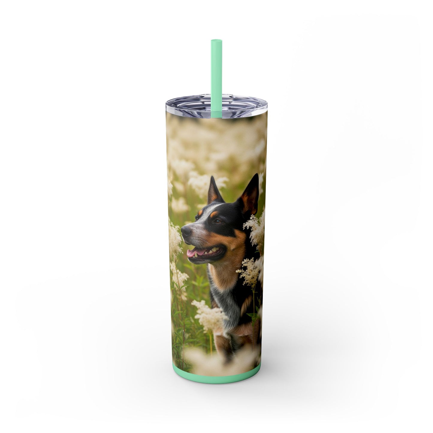 Lancashire Heeler Tumbler with Straw, 20oz