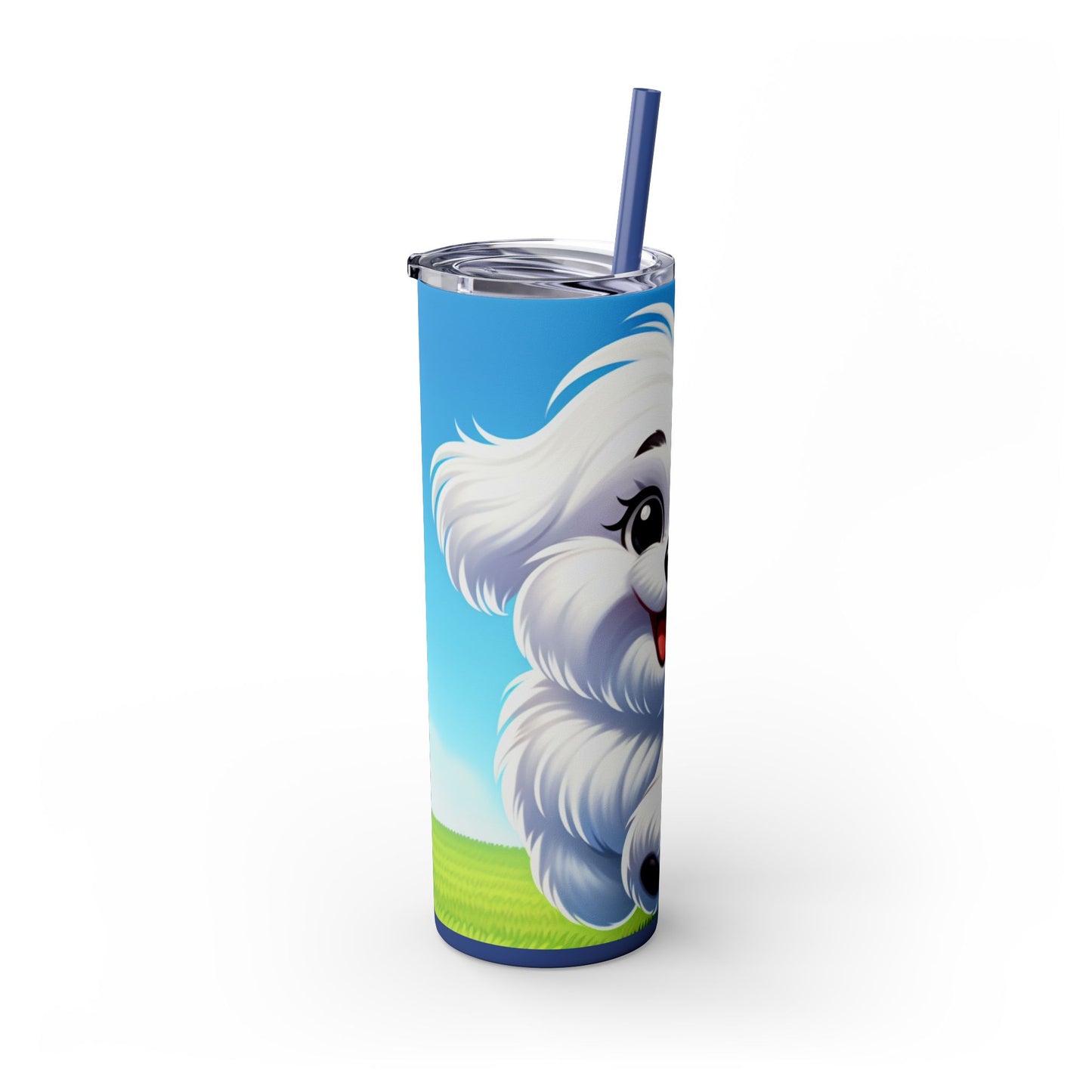 Maltese Tumbler with Straw, 20oz