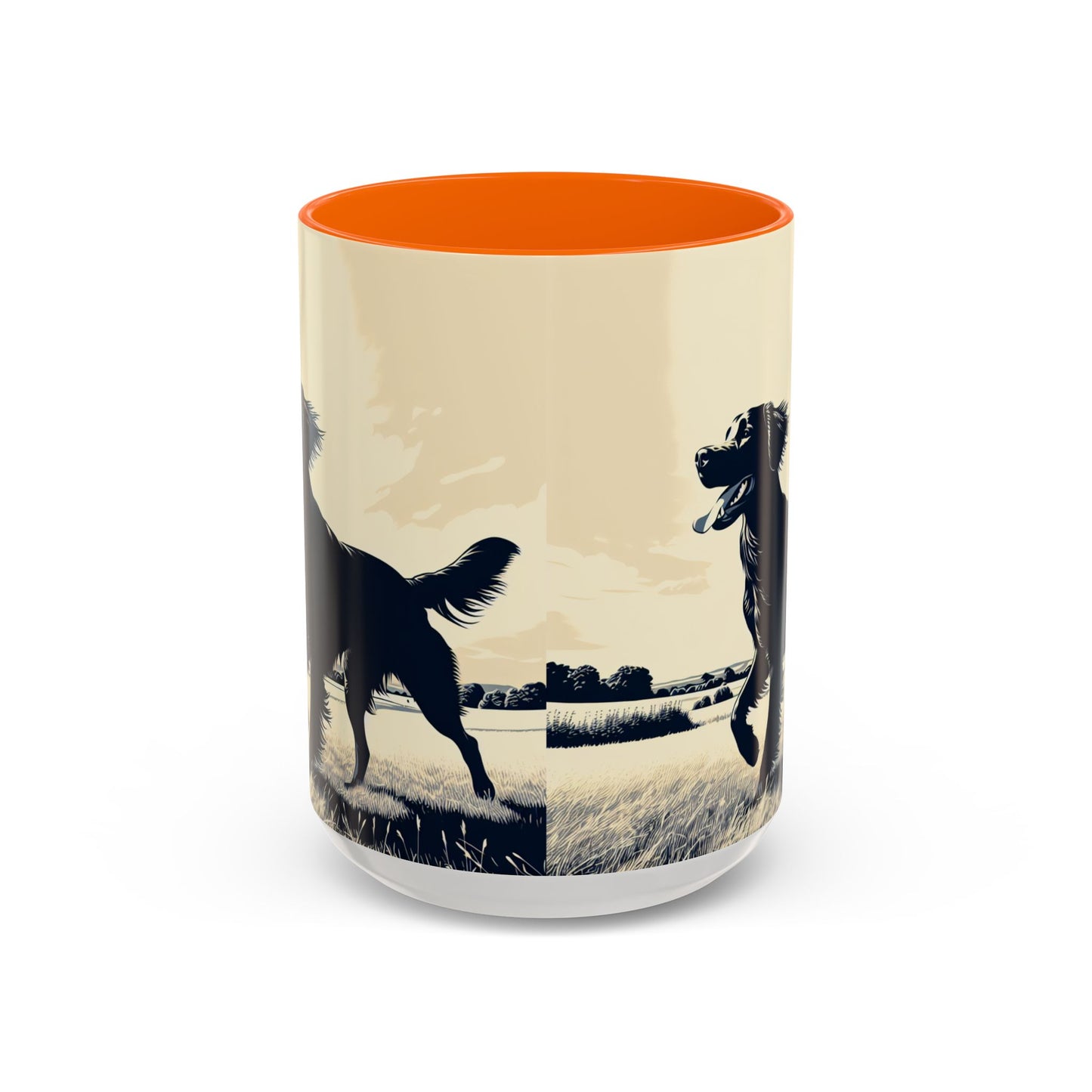 Flat Coated Retriever Accent Coffee Mug - Perfect Gift for Dog Lovers