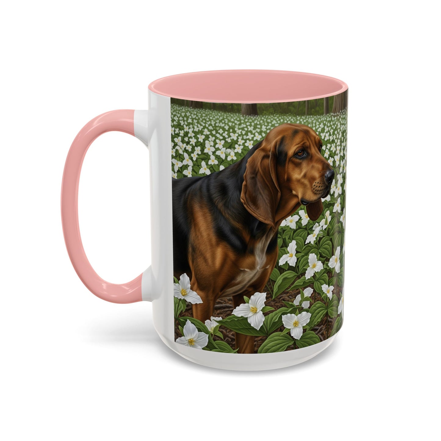 Treeing Walker Coonhound Accent Coffee Mug - Perfect Gift for Dog Lovers