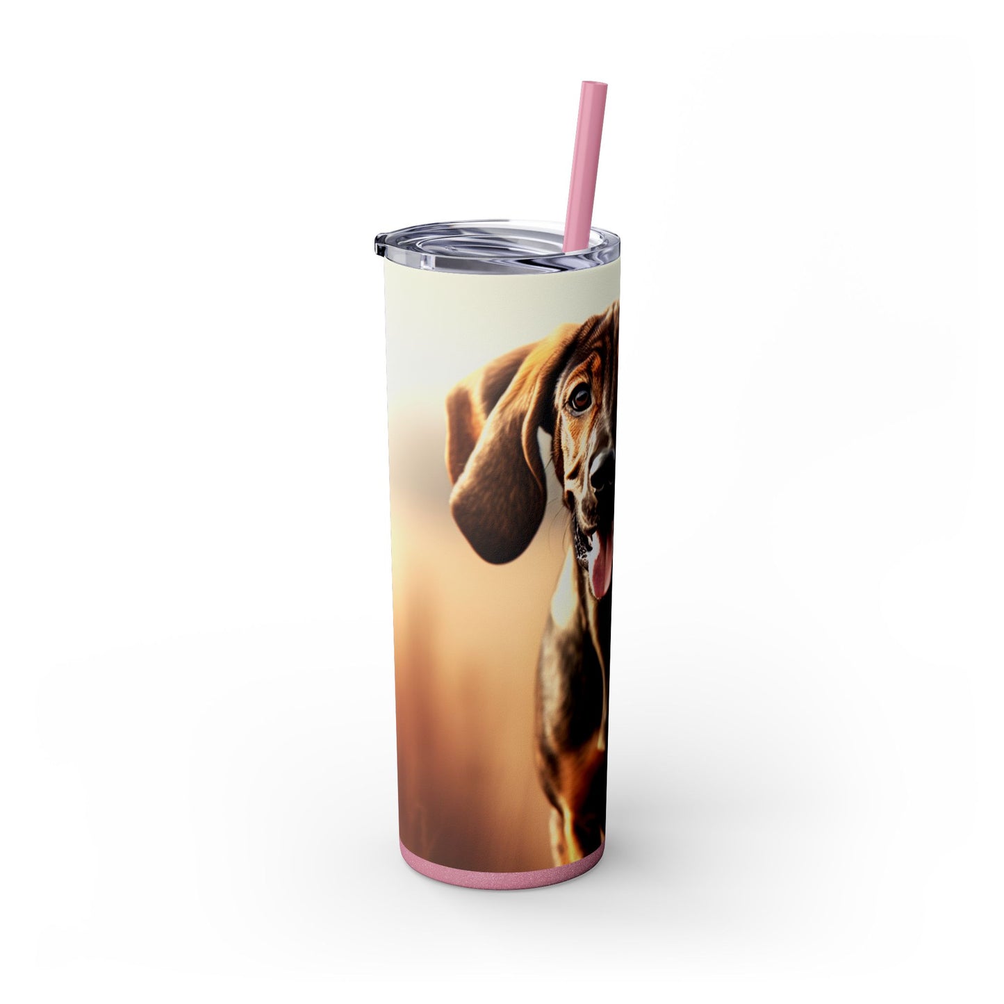Plott Hound Tumbler with Straw, 20oz