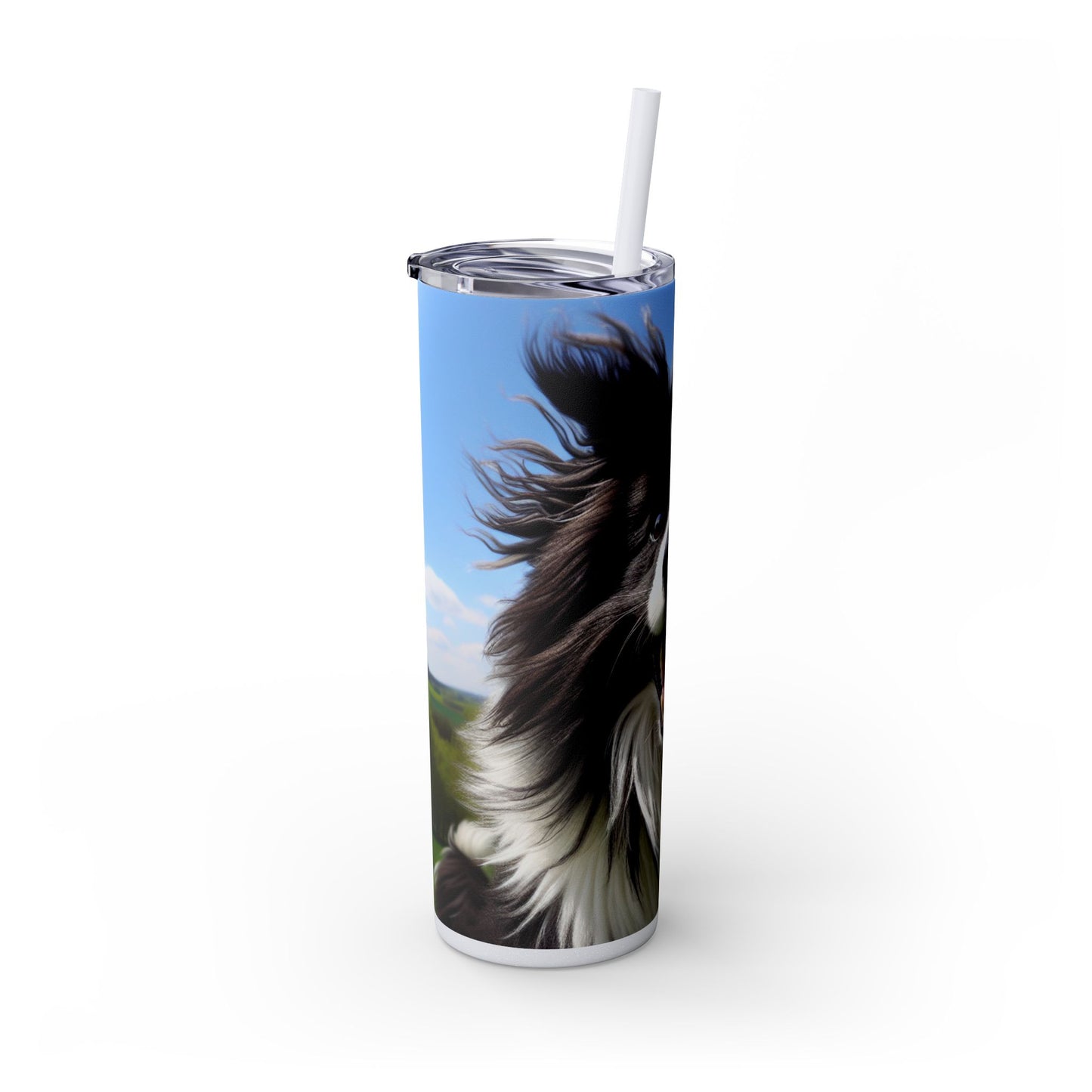 Portuguese Sheepdog Tumbler with Straw, 20oz