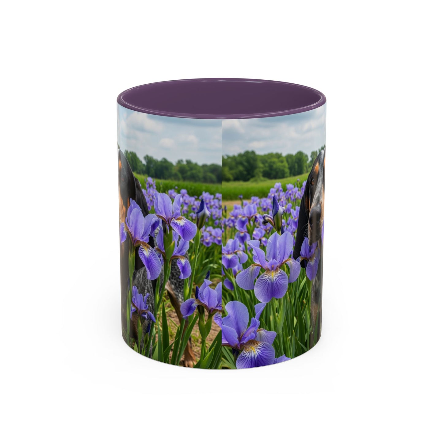 Bluetick Coonhound Accent Coffee Mug - Perfect Gift for Dog Lovers