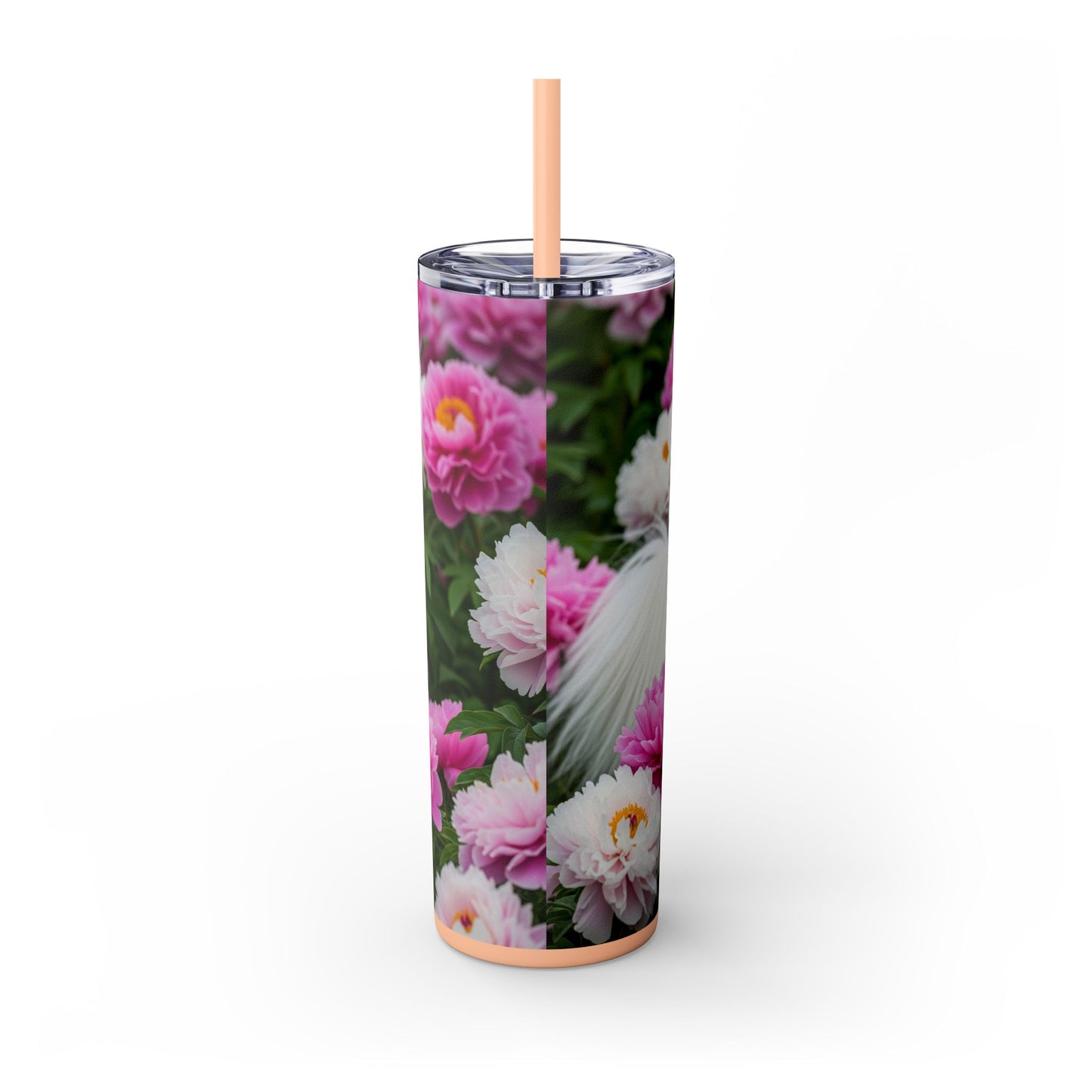 Tibetan Spaniel Tumbler with Straw, 20oz