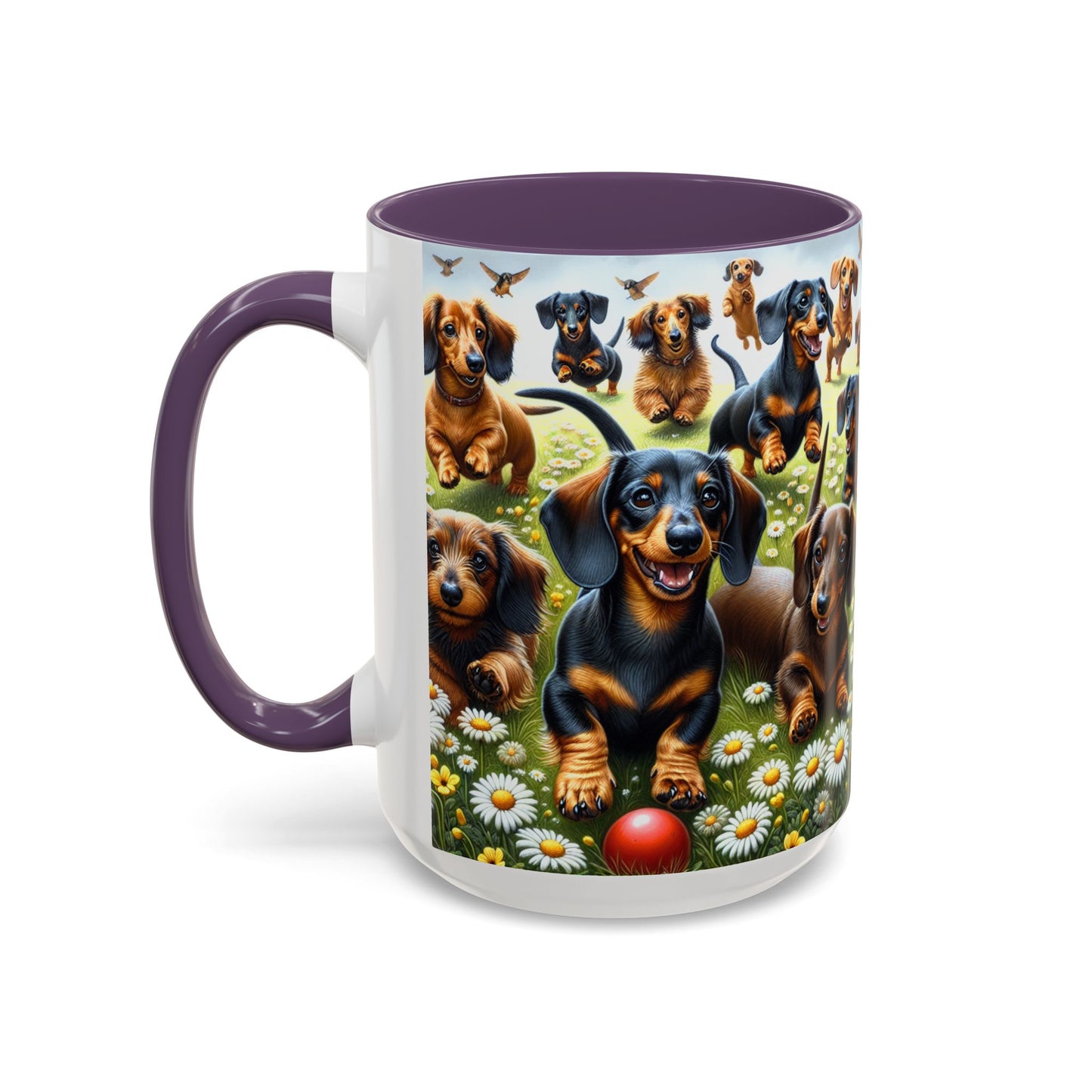 Dachshund Accent Coffee Mug - Perfect Gift for Dog Lovers