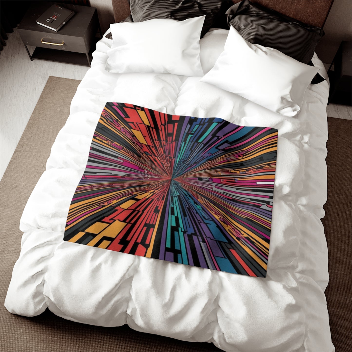 Optical Illusion Sweatshirt Blanket