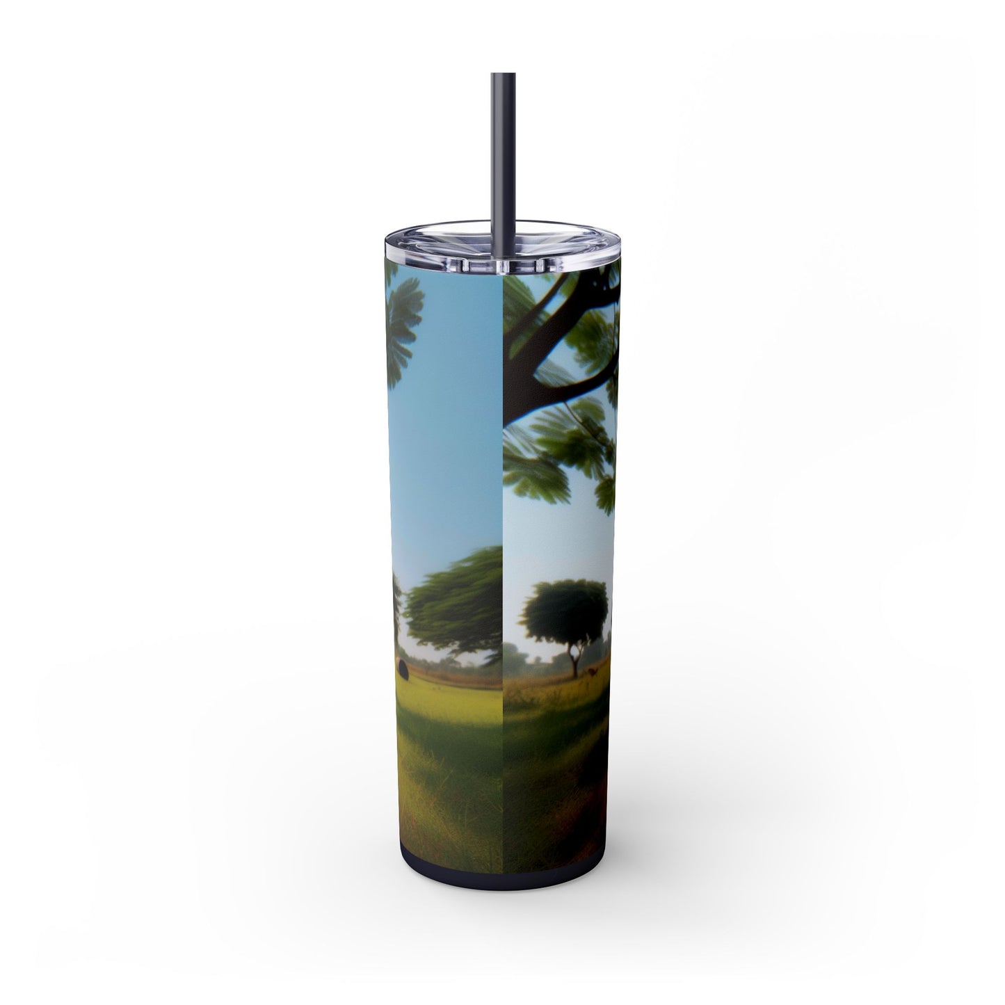 Indian Pariah Dog Tumbler with Straw, 20oz