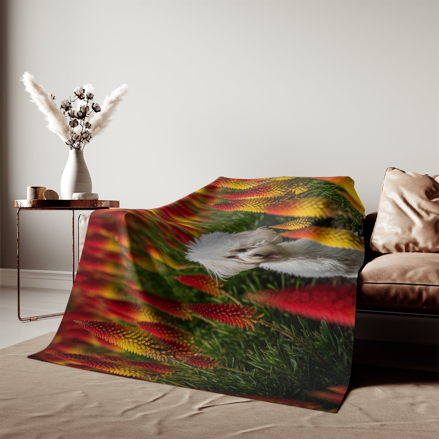Bichonpoo Sweatshirt Blanket