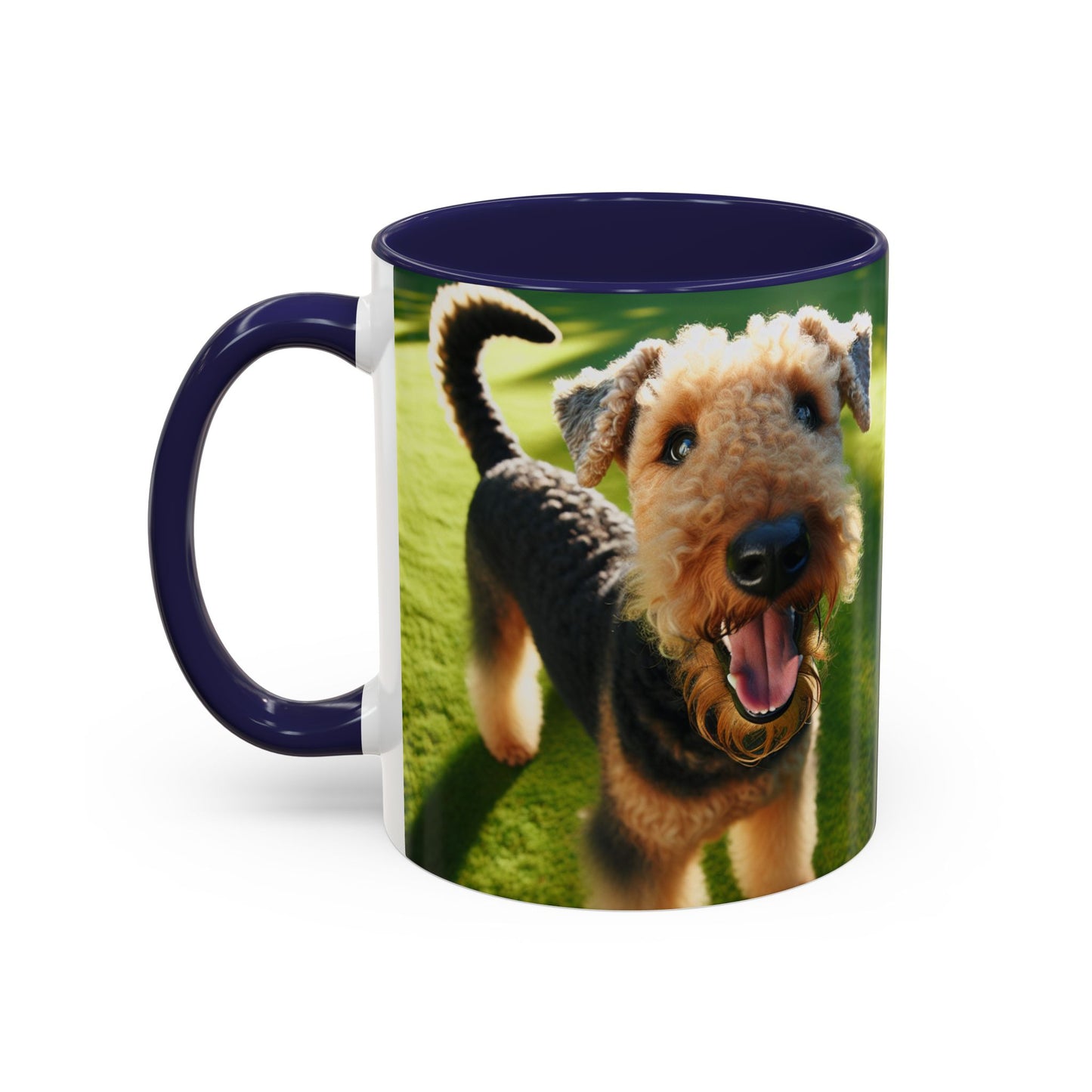 Airedale Terrier Accent Coffee Mug - Perfect Gift for Dog Lovers