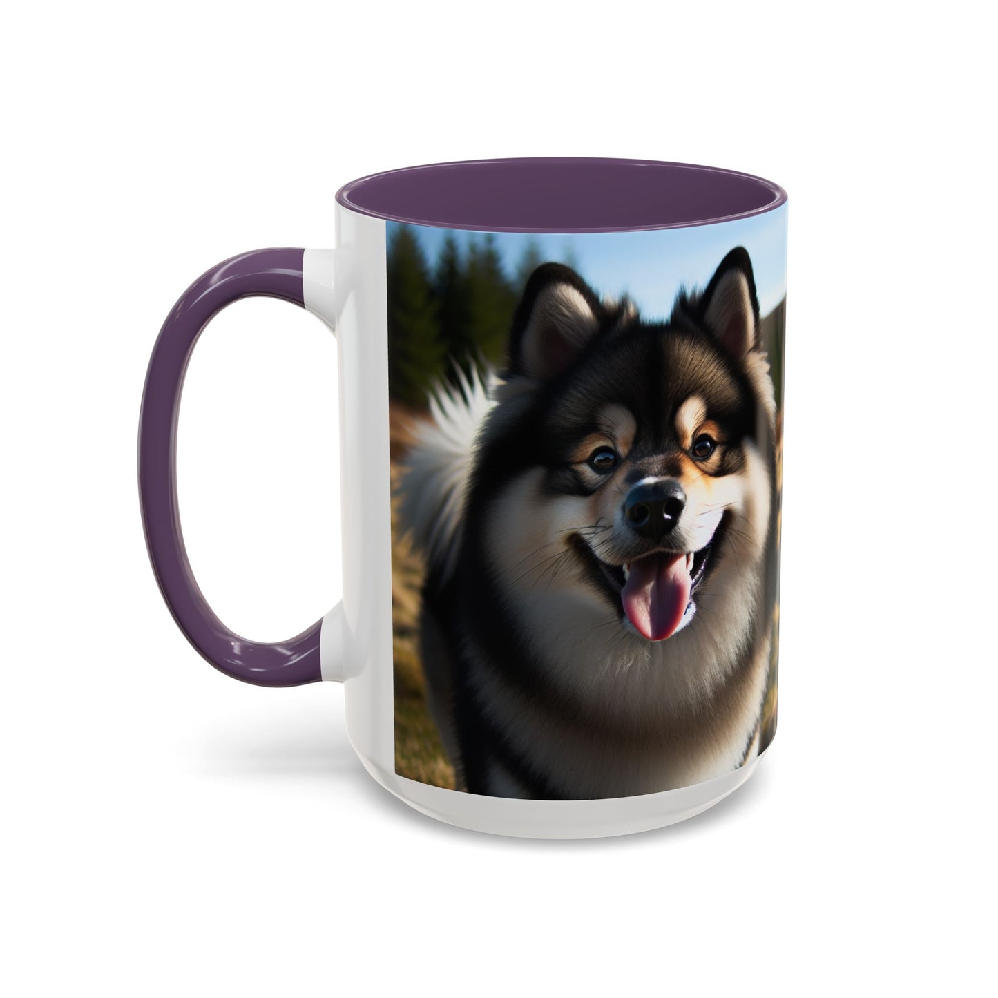 Norwegian Buhund Accent Coffee Mug - Perfect Gift for Dog Lovers