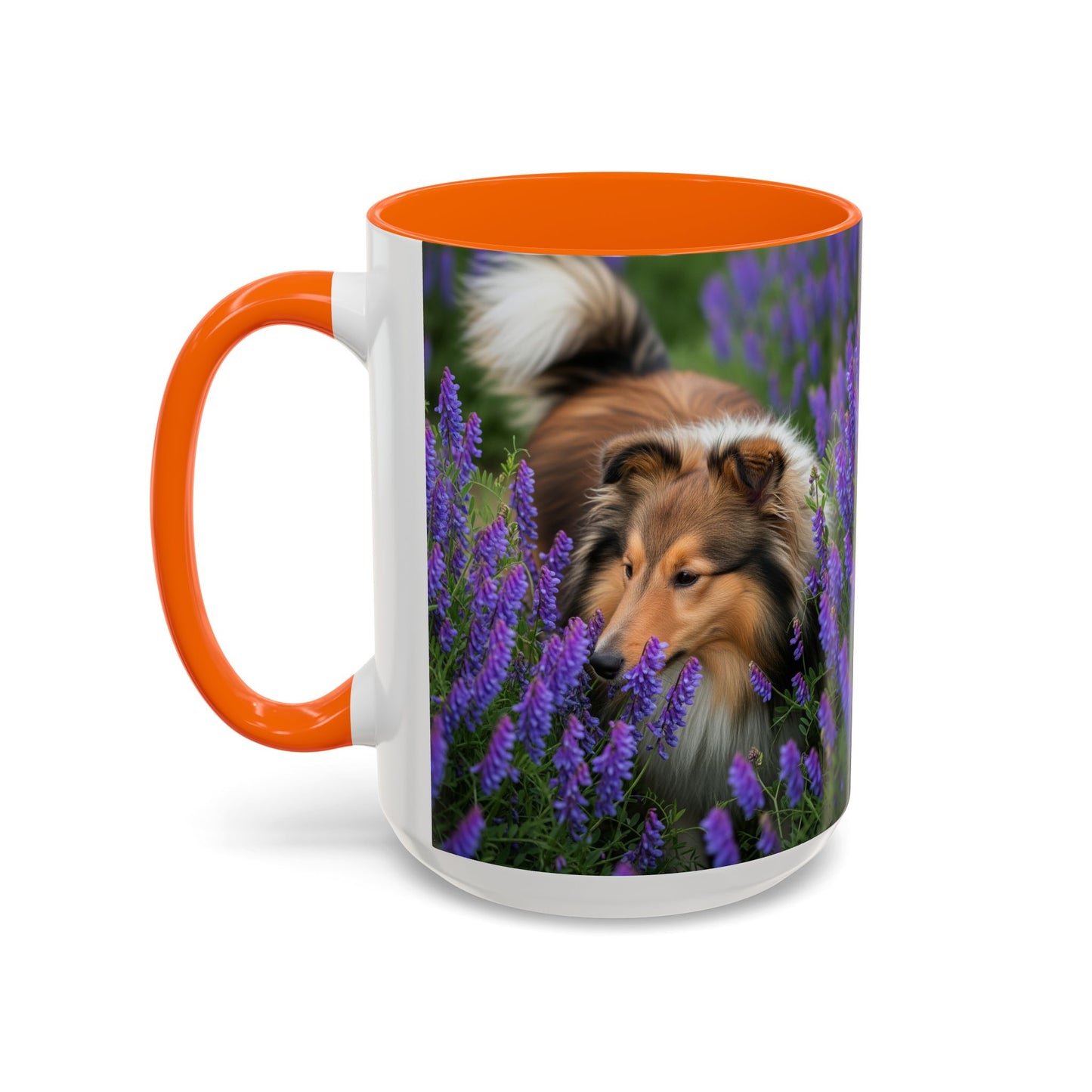 Shetland Sheepdog Accent Coffee Mug - Perfect Gift for Dog Lovers