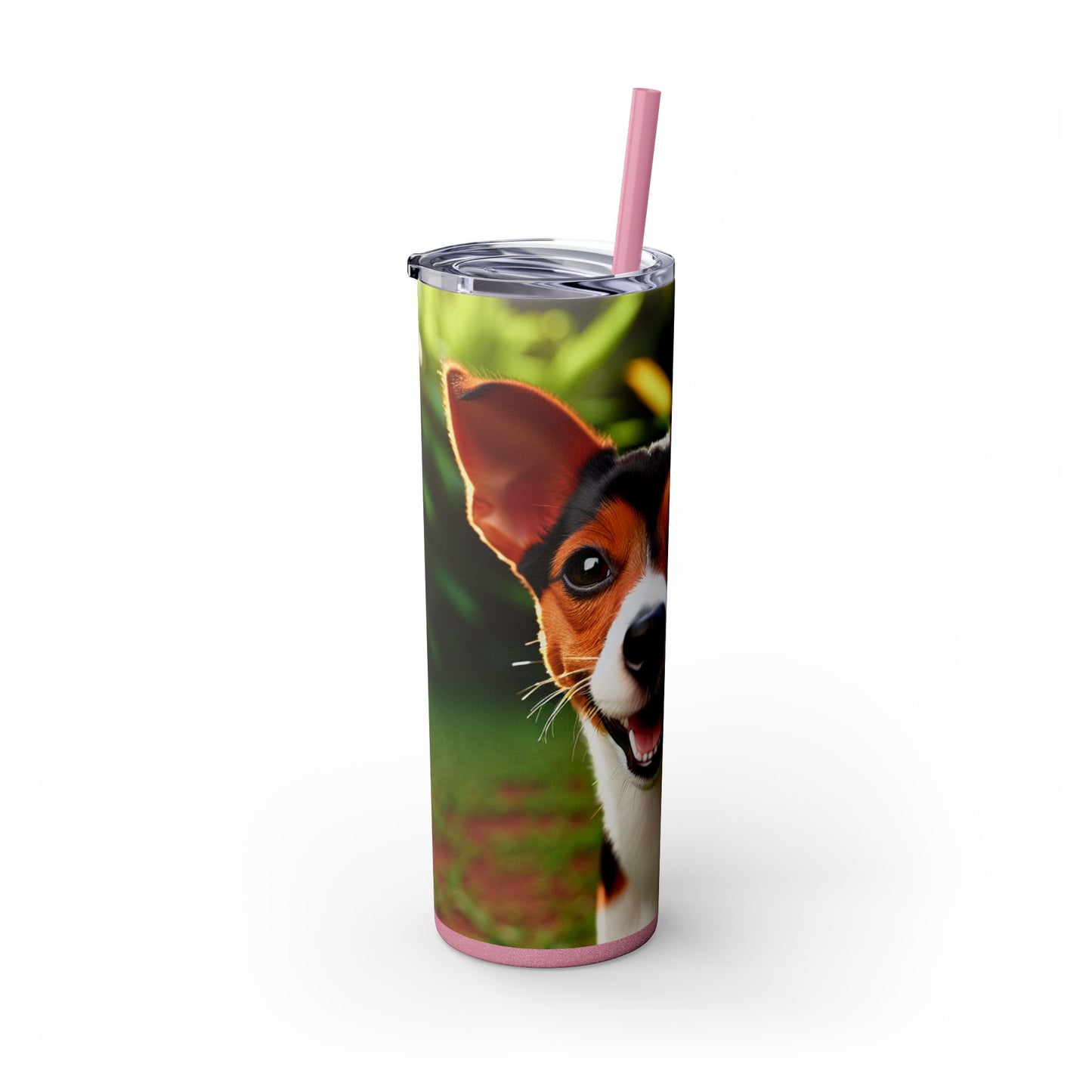Brazilian Terrier Tumbler with Straw, 20oz