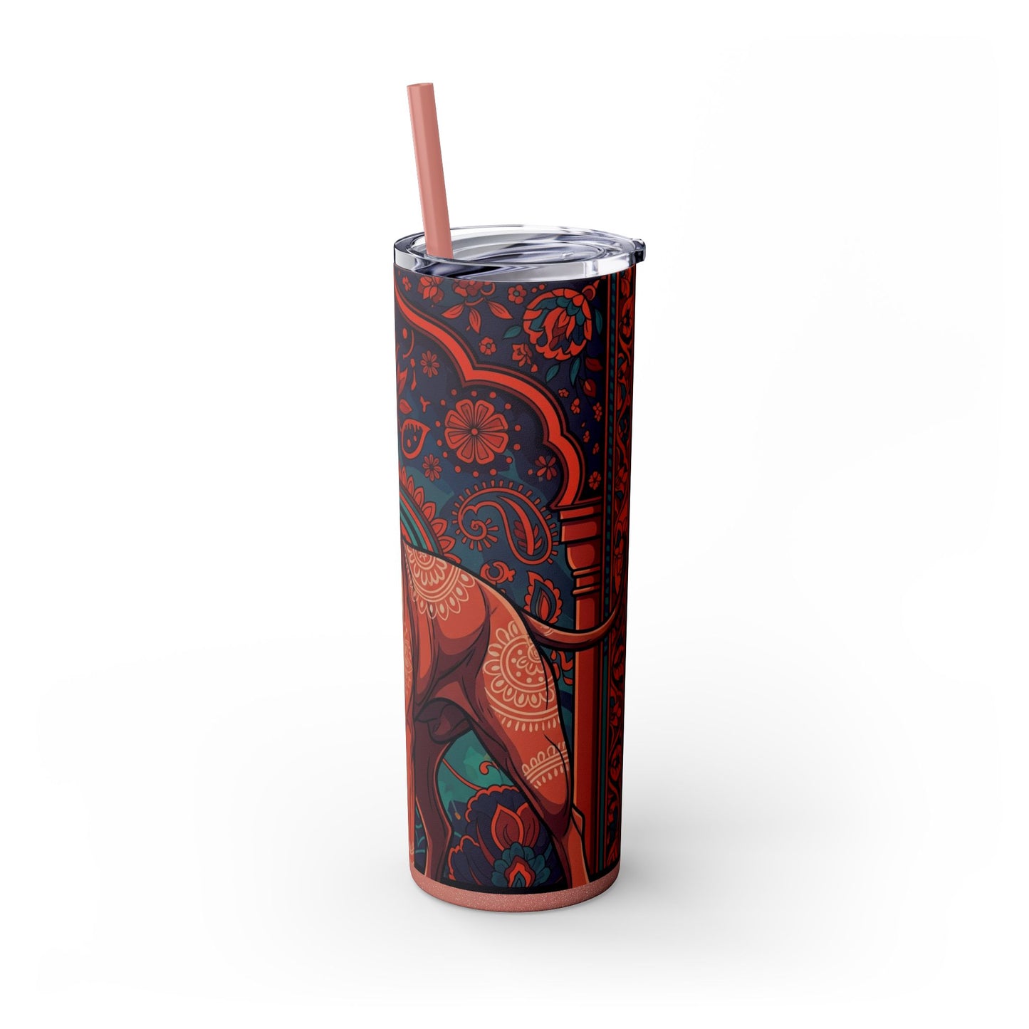Bully Kutta Skinny Tumbler with Straw, 20oz