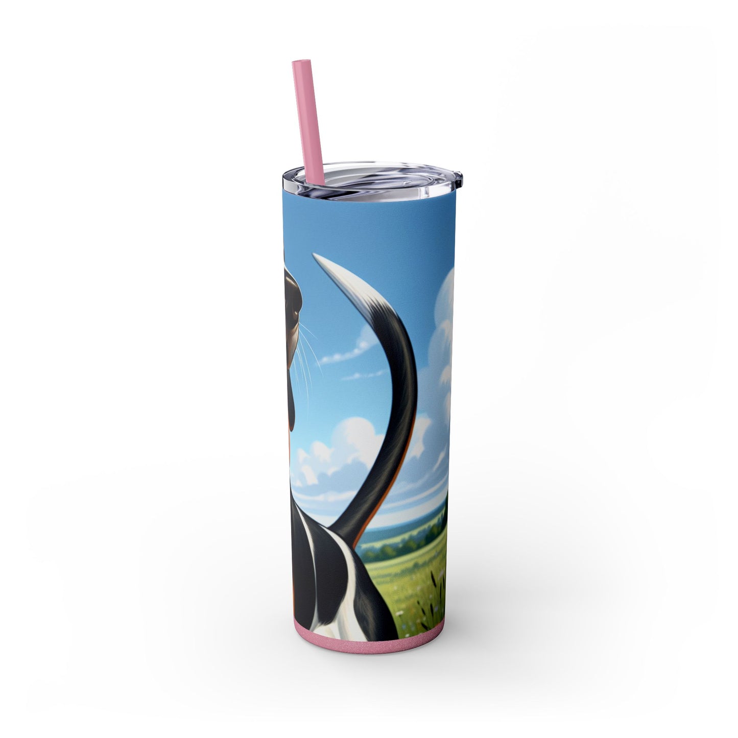 Treeing Walker Coonhound Tumbler with Straw, 20oz