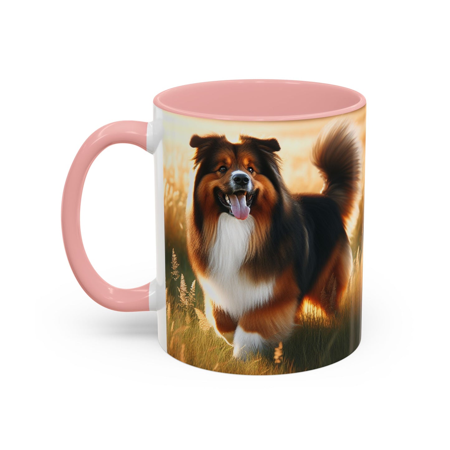 Bohemian Shepherd Accent Coffee Mug - Perfect Gift for Dog Lovers