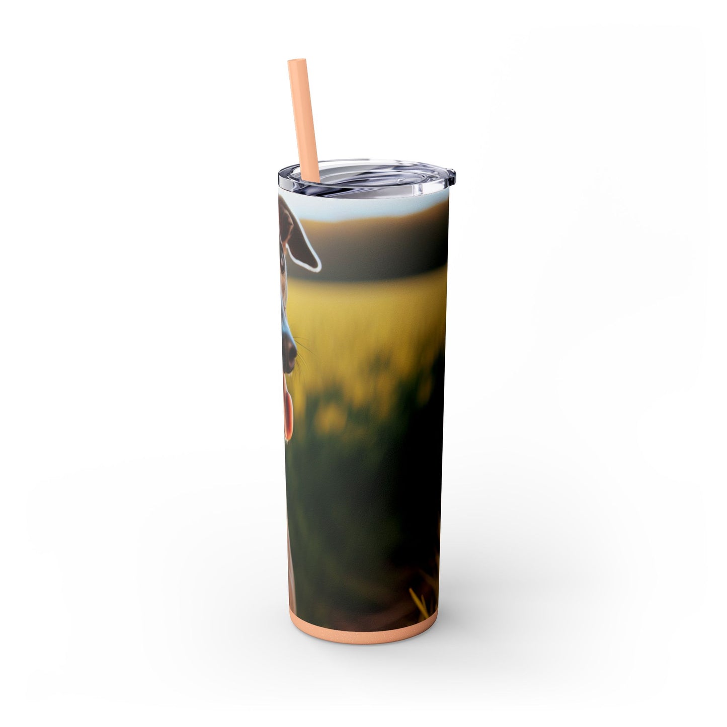Greyhound Tumbler with Straw, 20oz