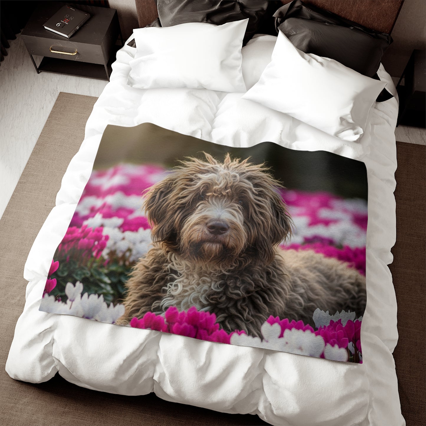 Bergamasco Sheepdog Sweatshirt Blanket