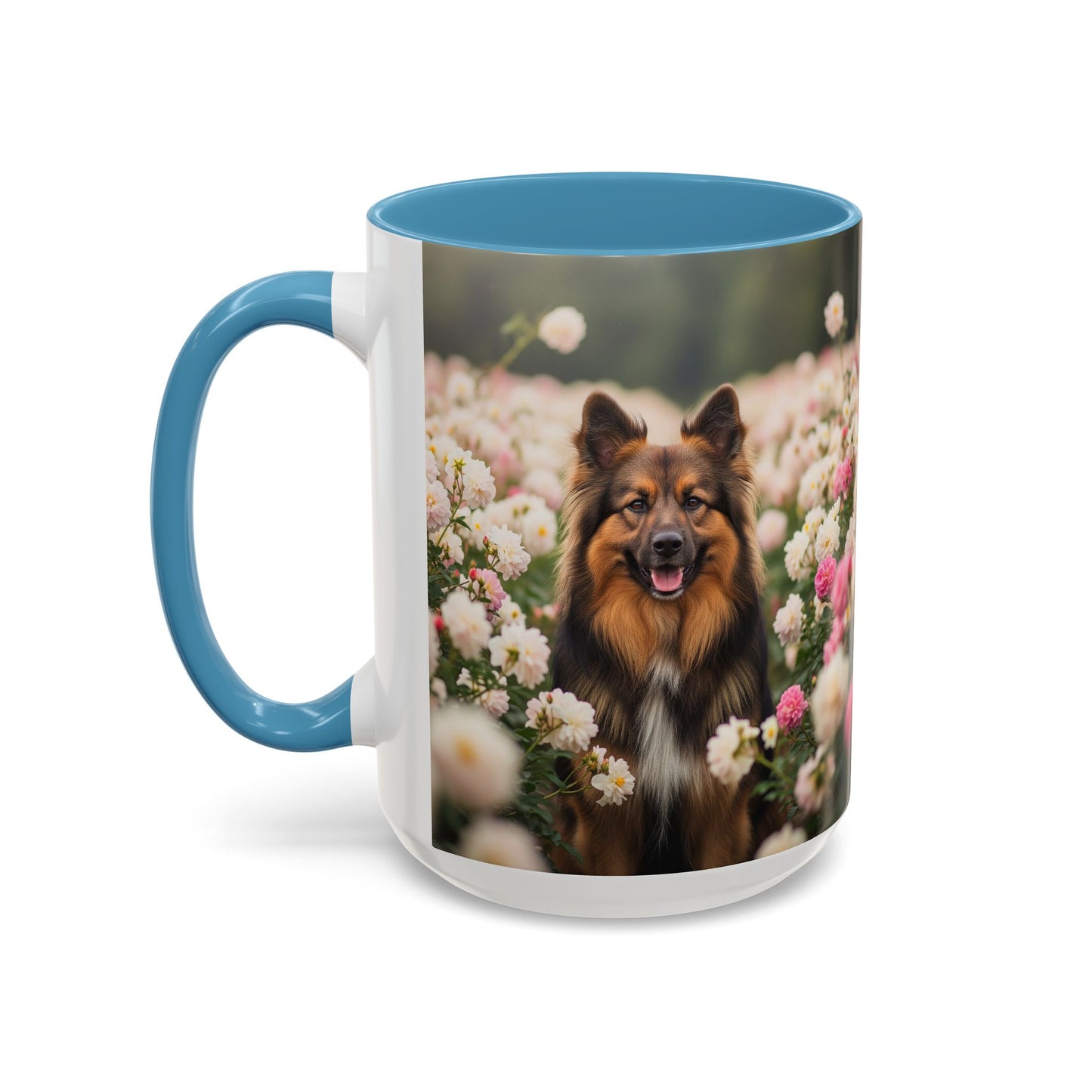 Bohemian Shepherd Accent Coffee Mug - Perfect Gift for Dog Lovers