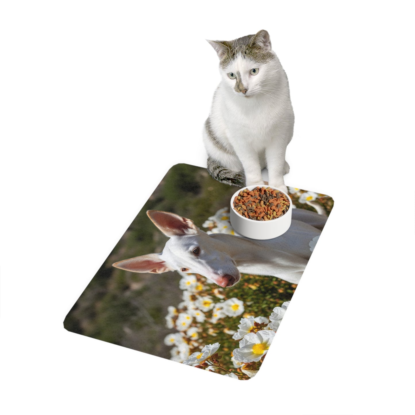 Pet Food Mat (12x18) - Ibizan Hound