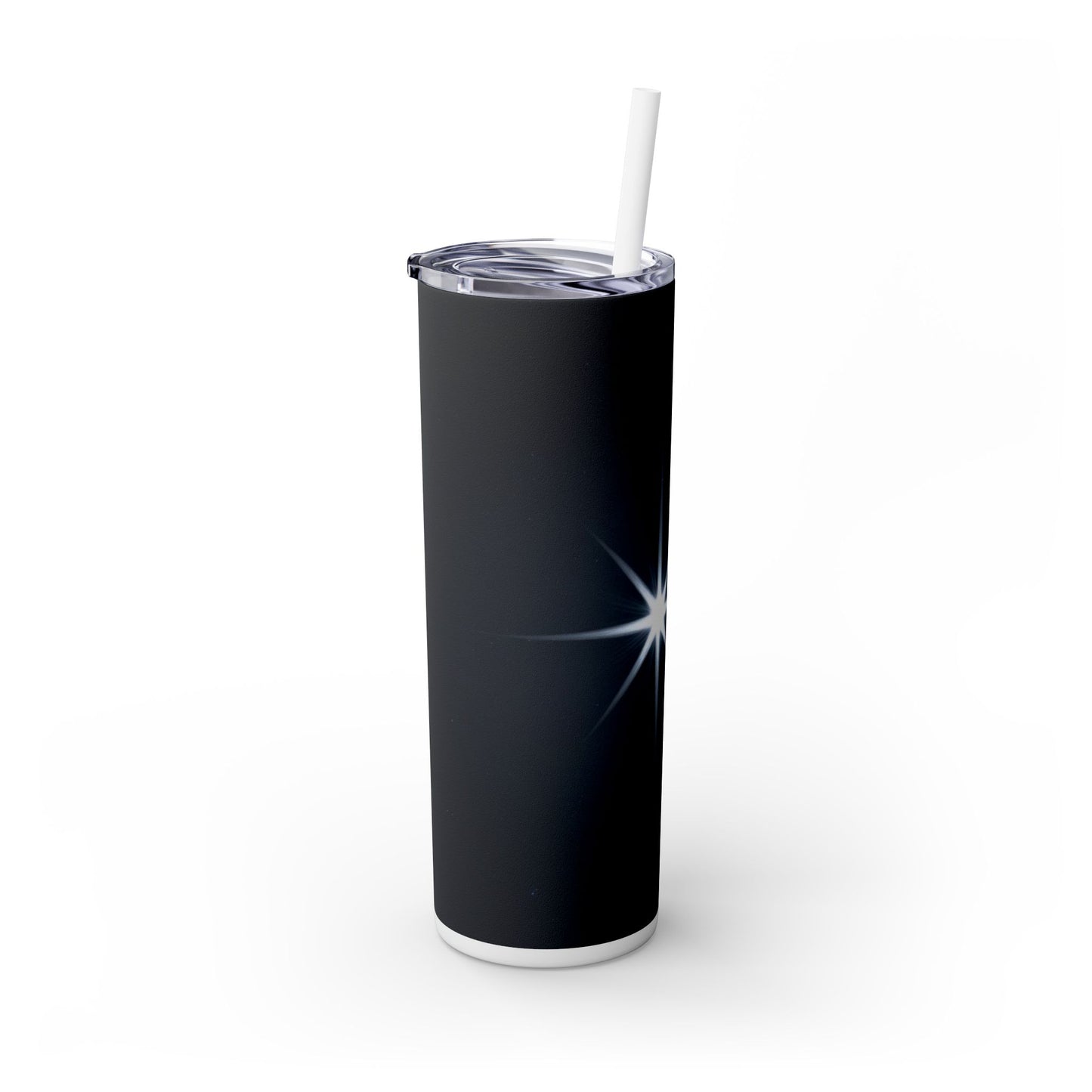 North Star Skinny Tumbler with Straw, 20oz