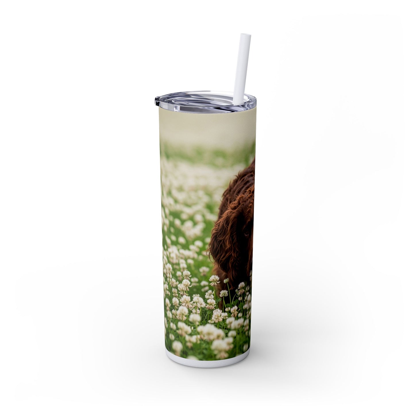 Irish Water Spaniel Tumbler with Straw, 20oz
